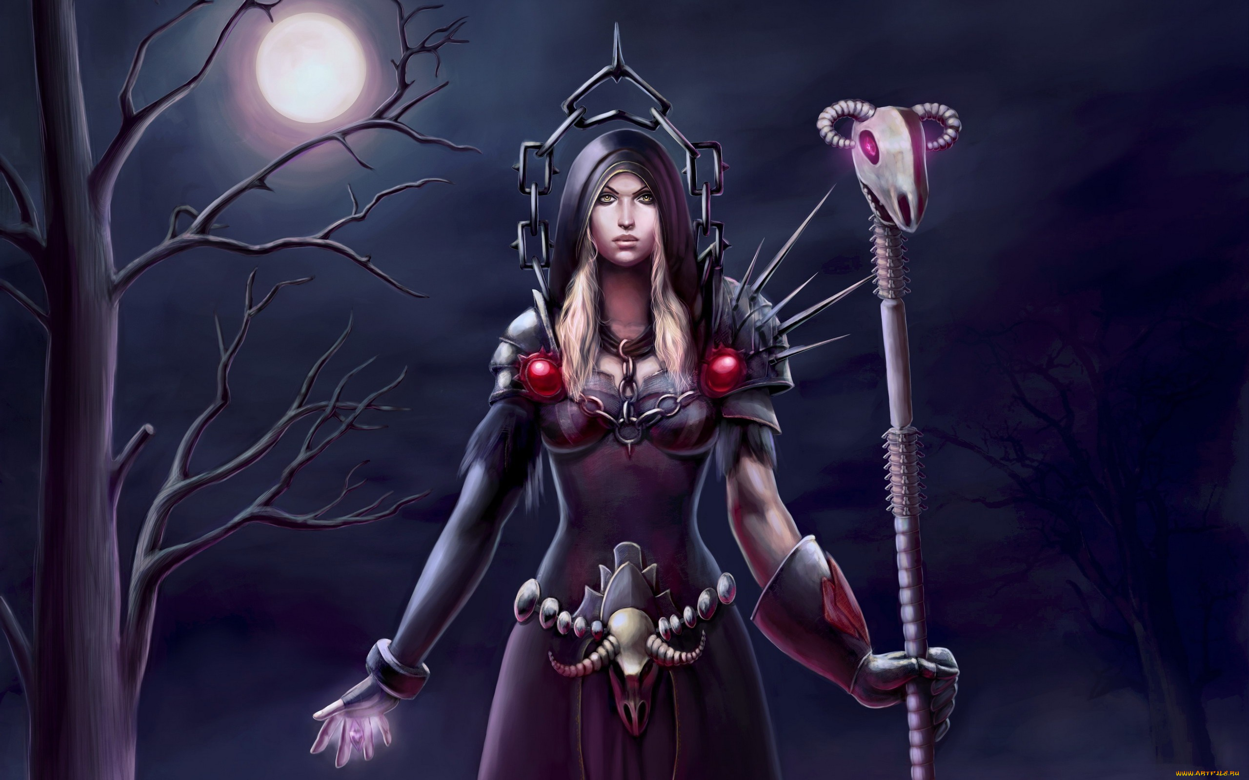 фэнтези, маги, , волшебники, луна