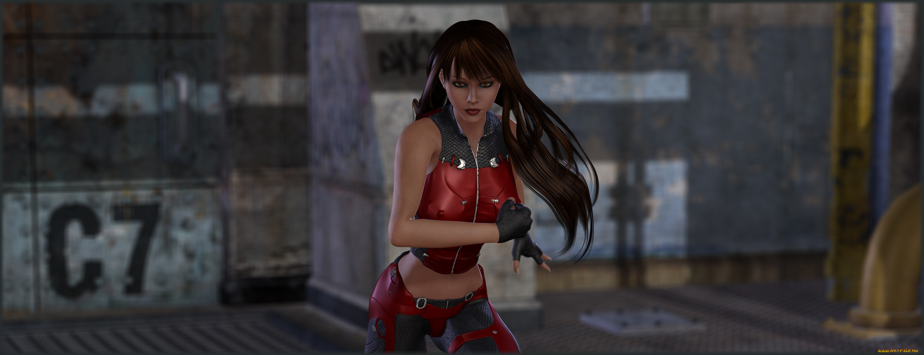 3д, графика, people, , люди, взгляд, девушка