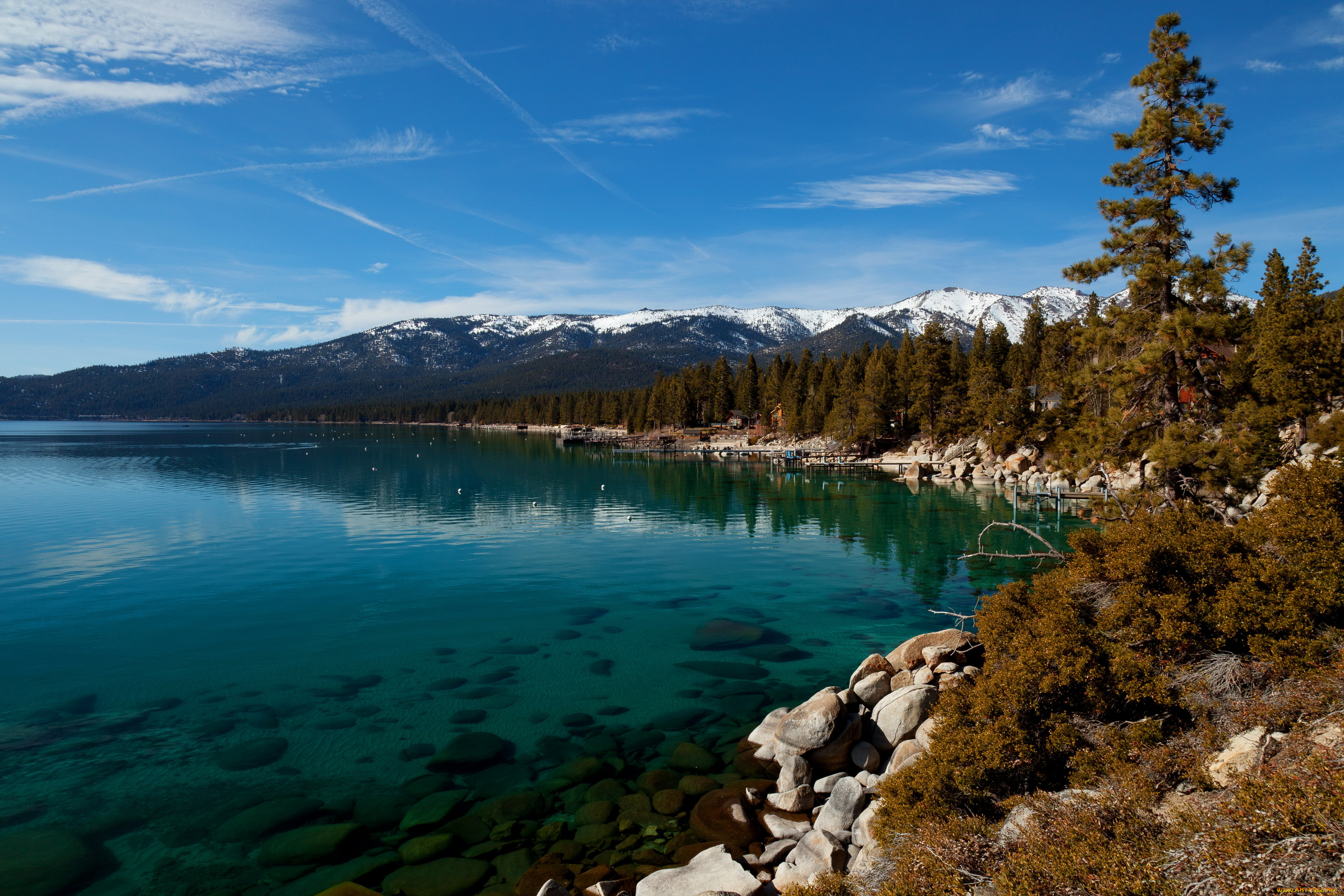 озеро, , tahoe, невада, природа, реки, озера, tahoe, озеро, побережье, лес, невада