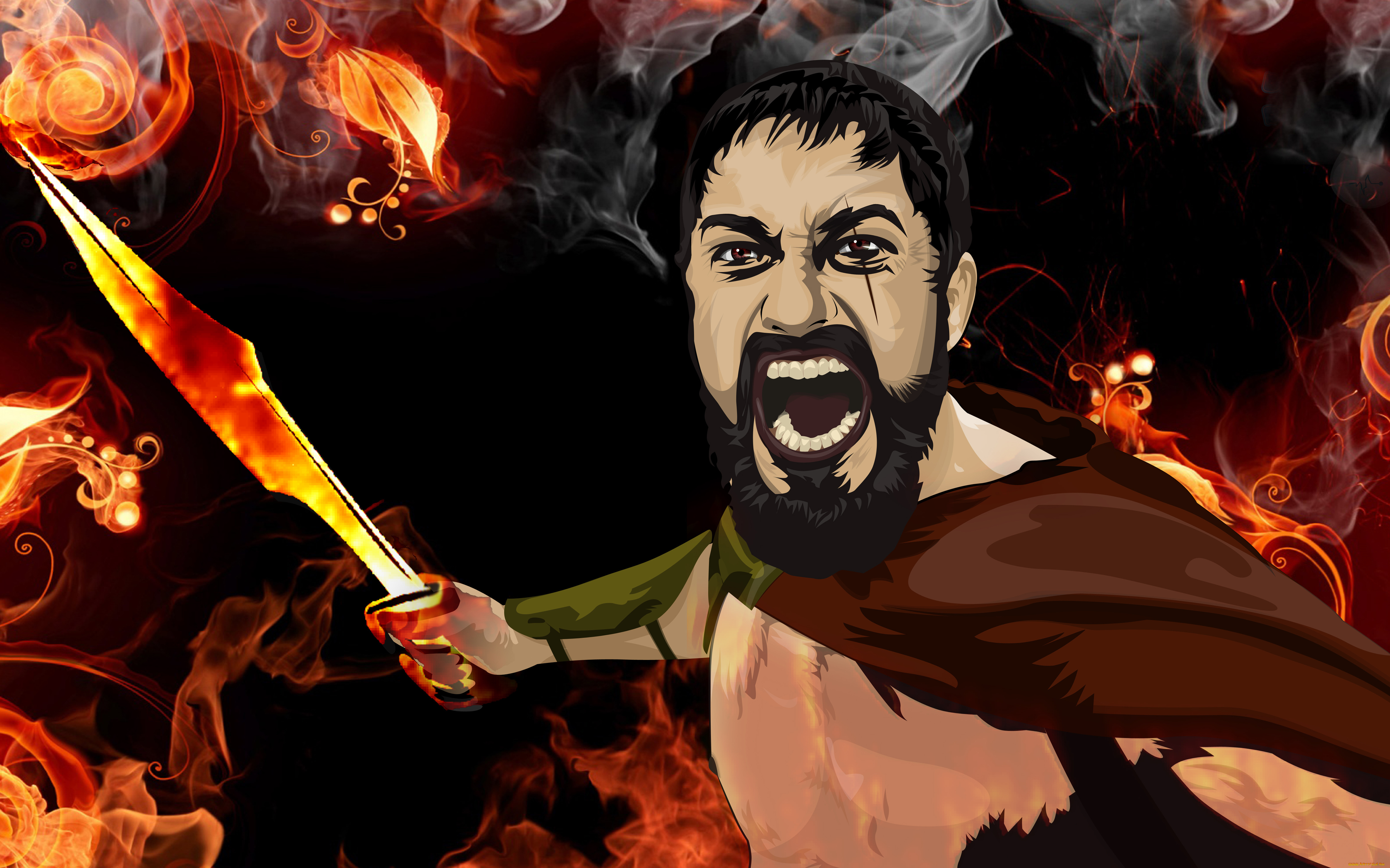 300, спартанцев, рисованные, кино, леонид, 300, спартанцев, this, is, sparta