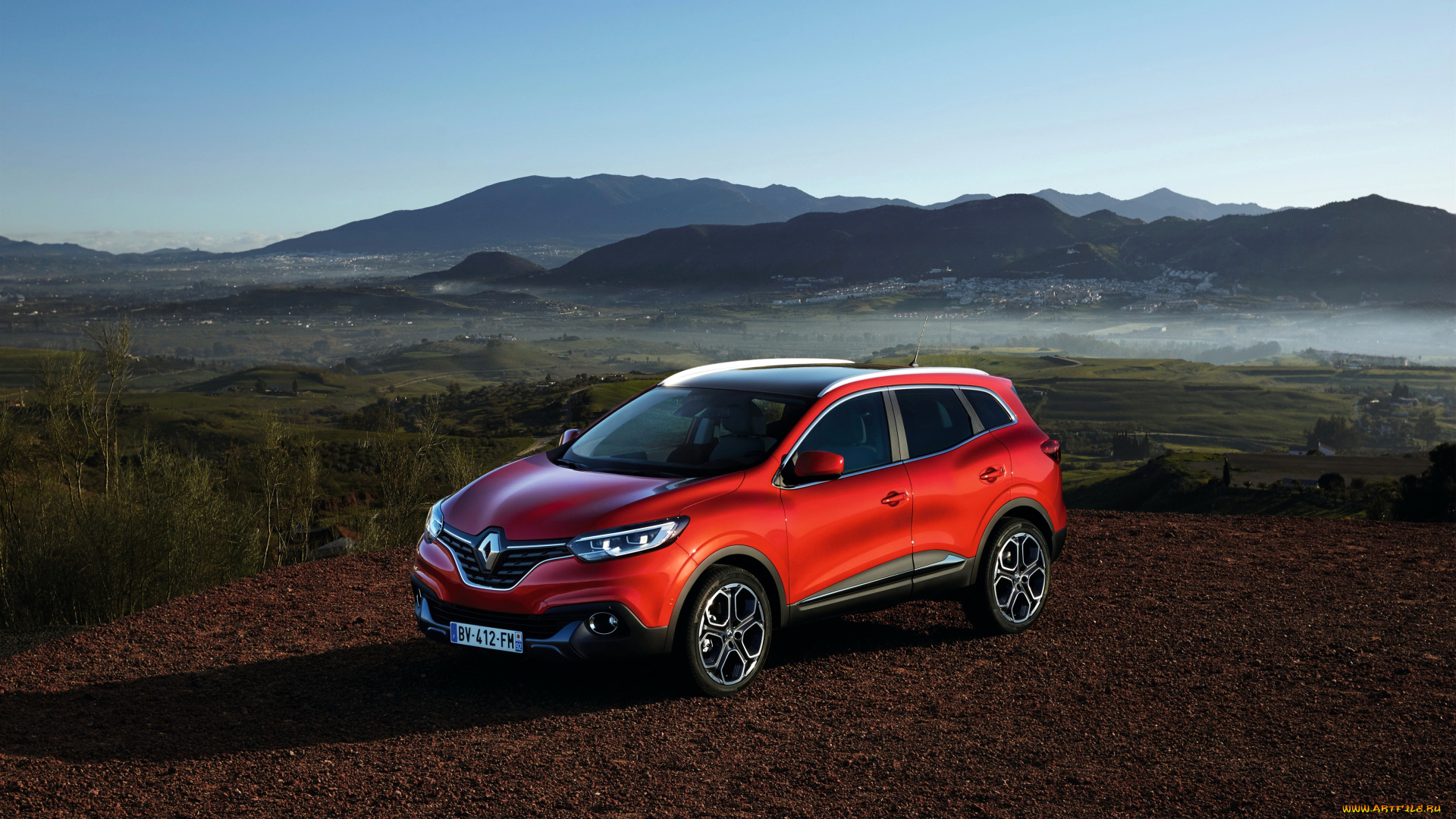 2015, renault, kadjar, автомобили, renault, красный, kadjar