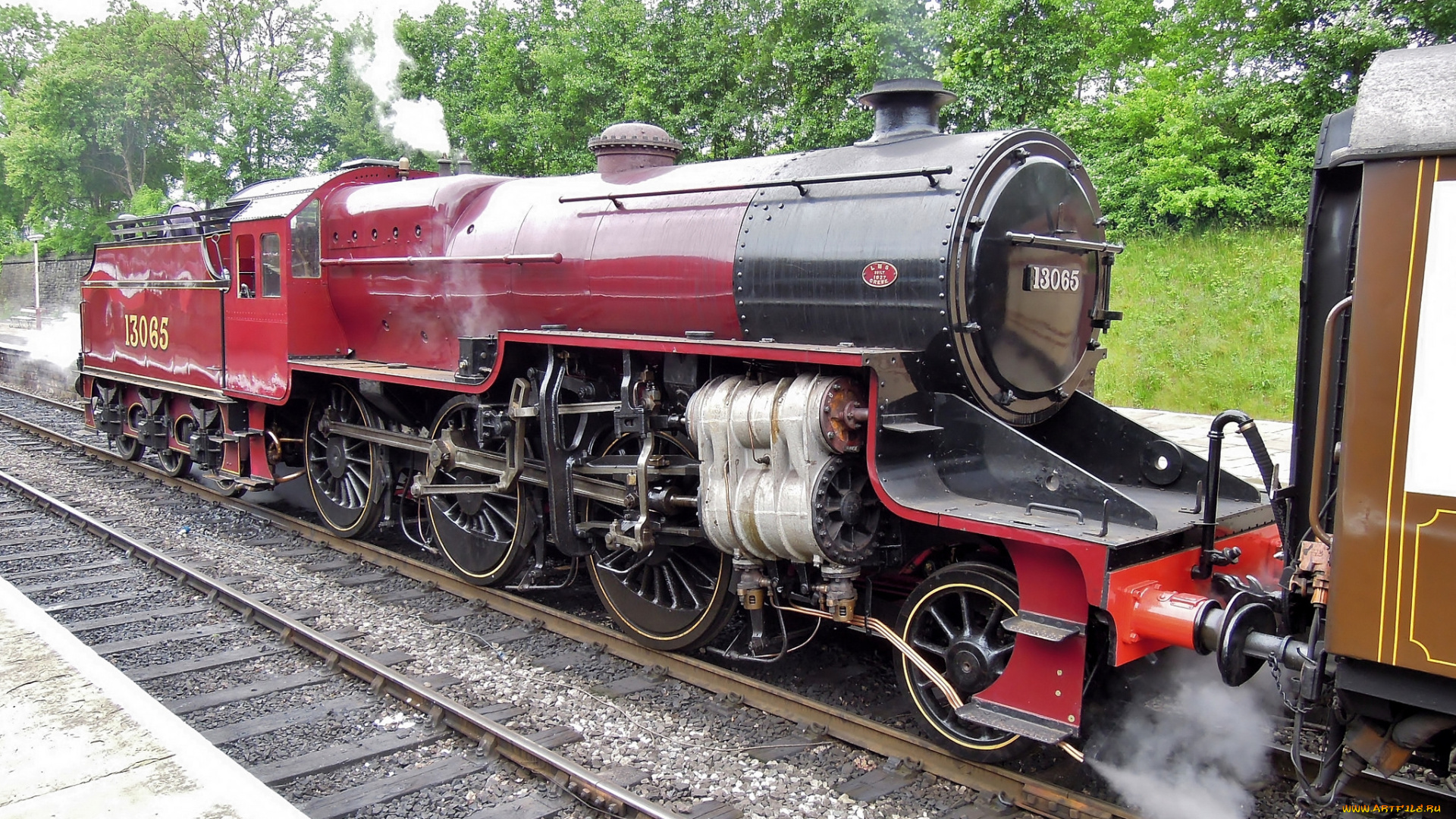 техника, паровозы, дорога, железная, паровоз