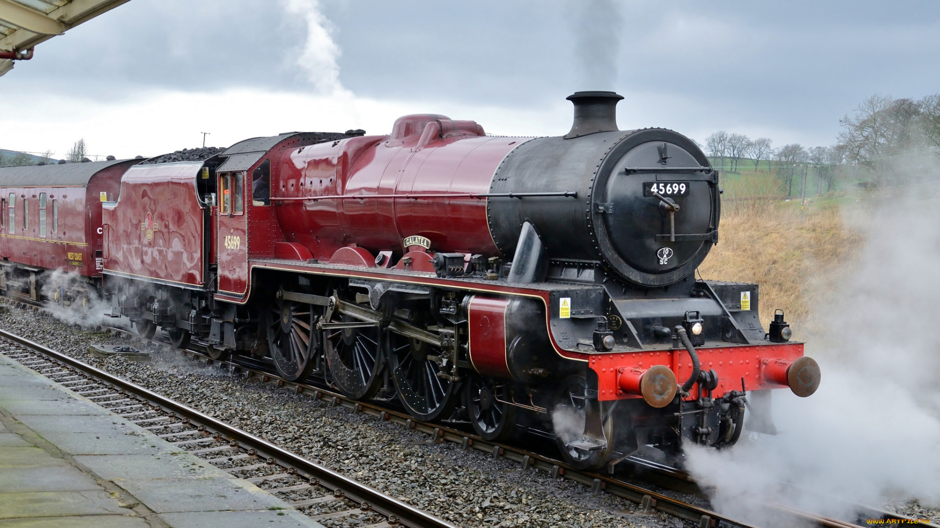 техника, паровозы, паровоз, дорога, железная