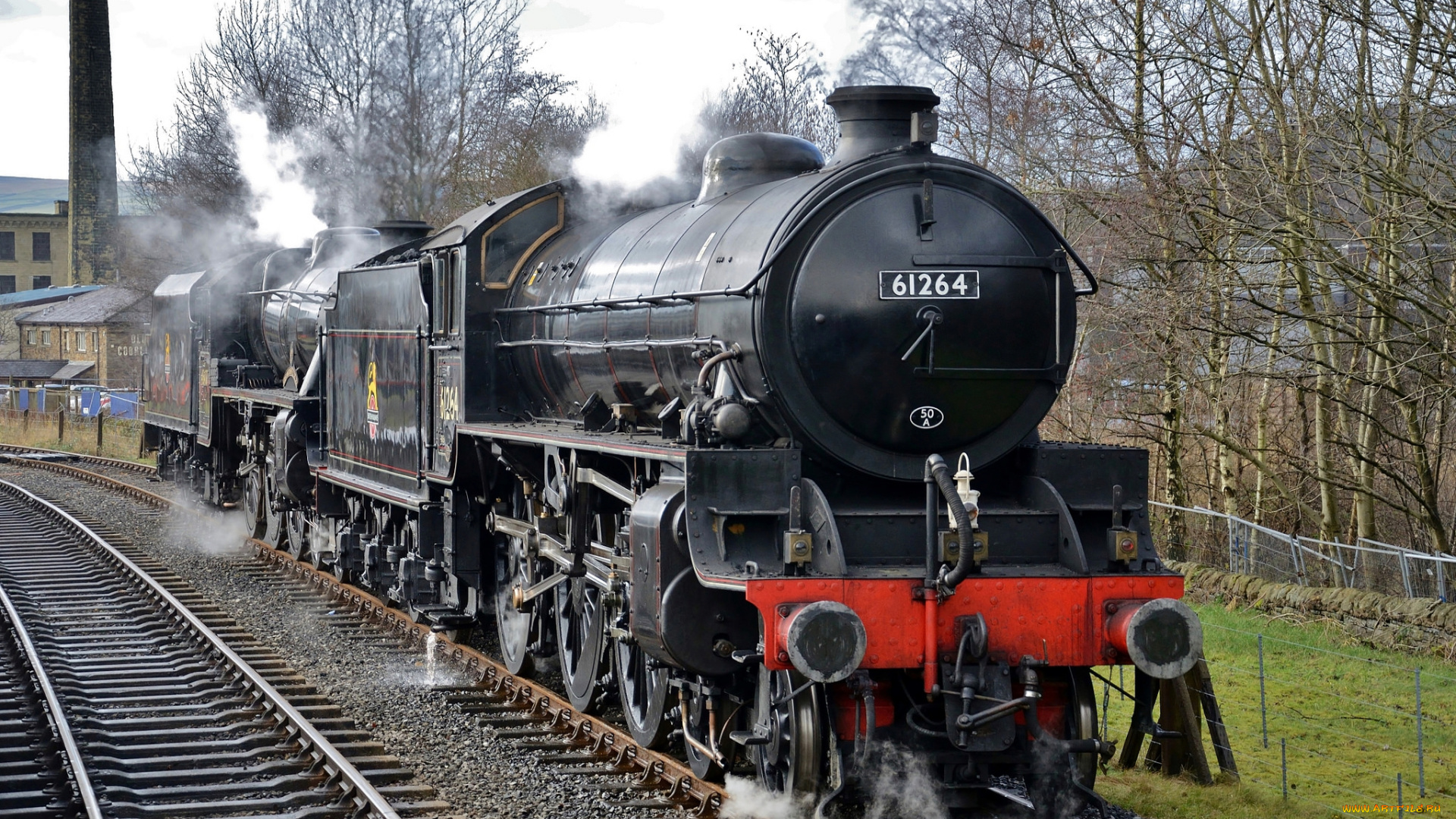 техника, паровозы, паровоз, дорога, железная