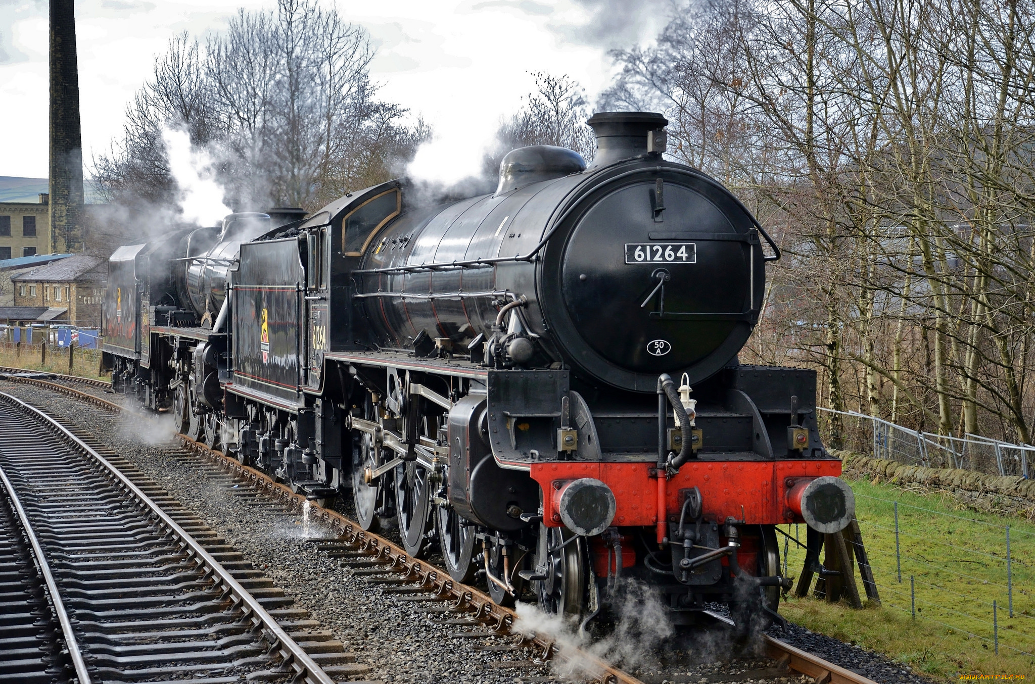 техника, паровозы, паровоз, дорога, железная