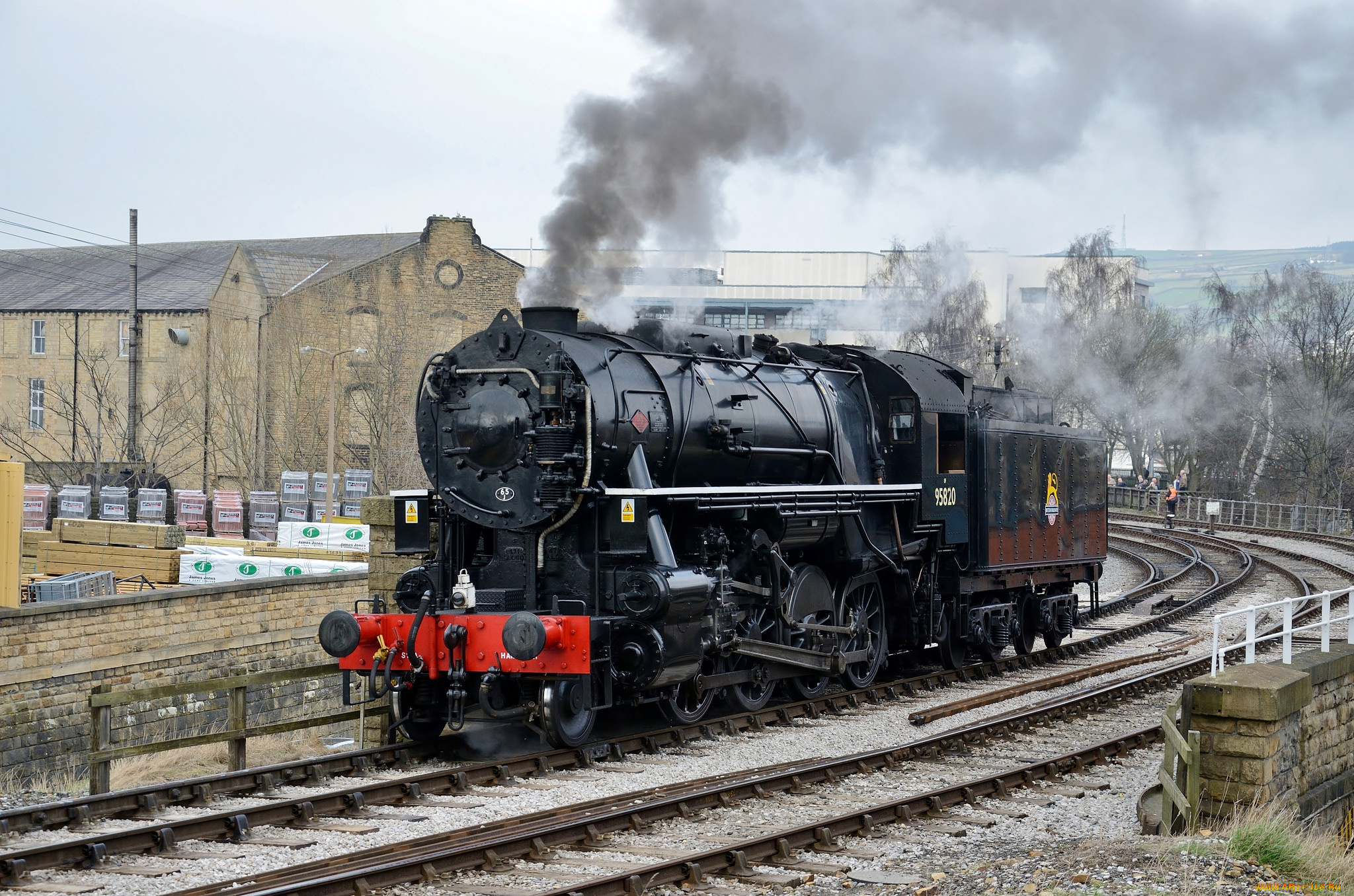 техника, паровозы, дорога, железная, паровоз