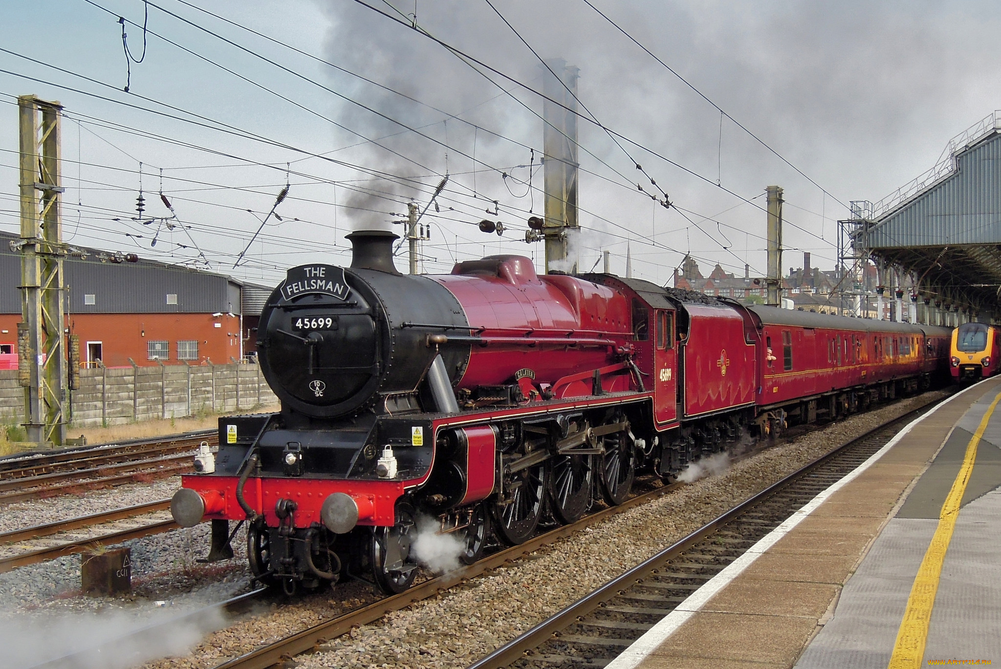 техника, паровозы, паровоз, дорога, железная