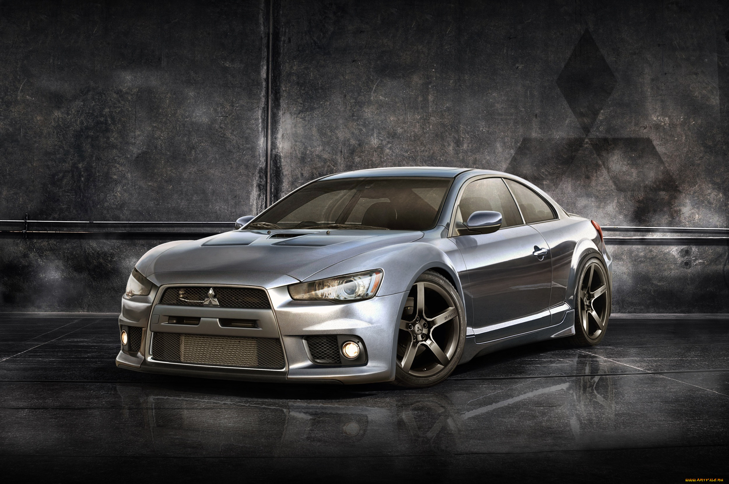 mitsubishi, автомобили, виртуальный, тюнинг, xtase, тюнинг