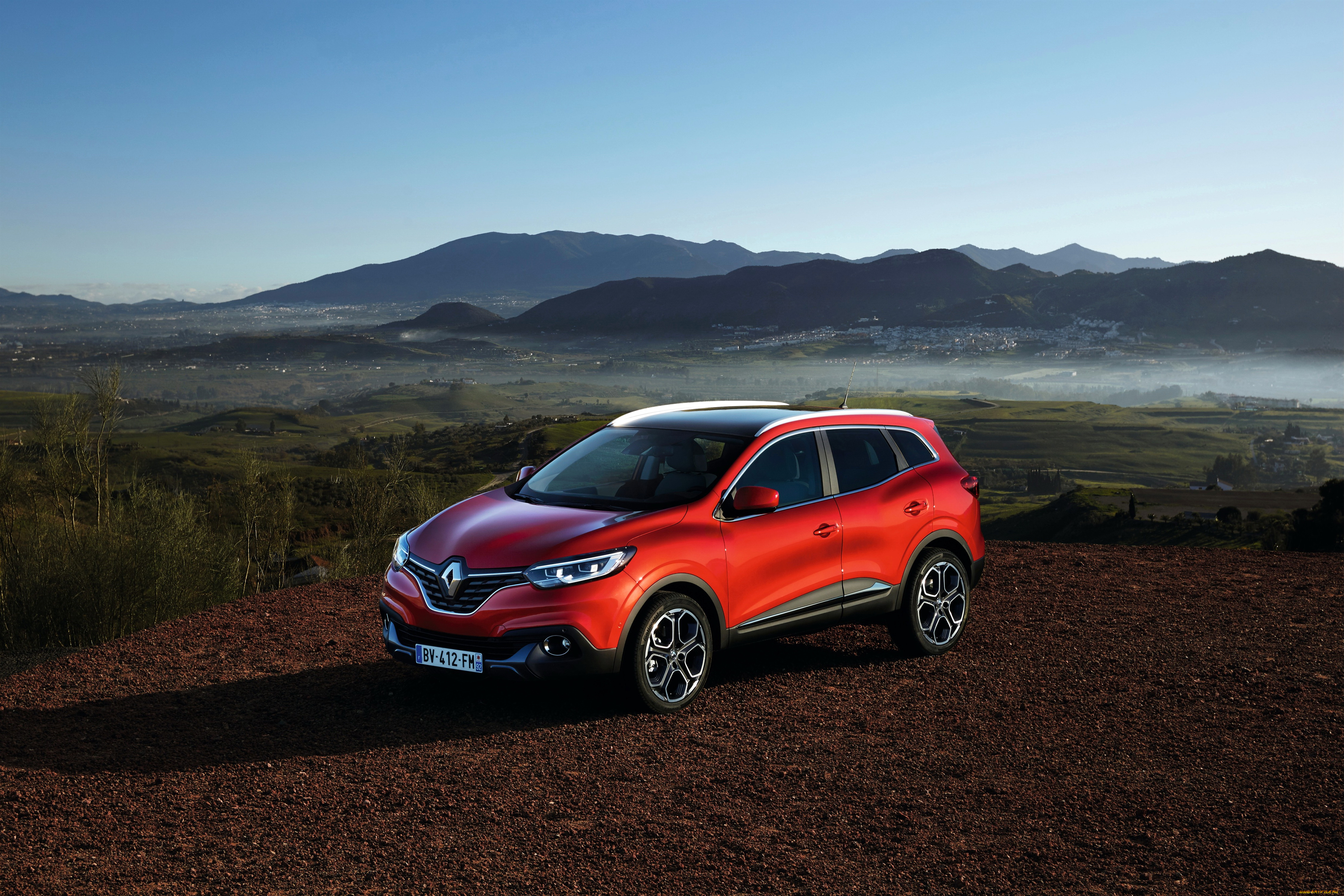 2015, renault, kadjar, автомобили, renault, красный, kadjar