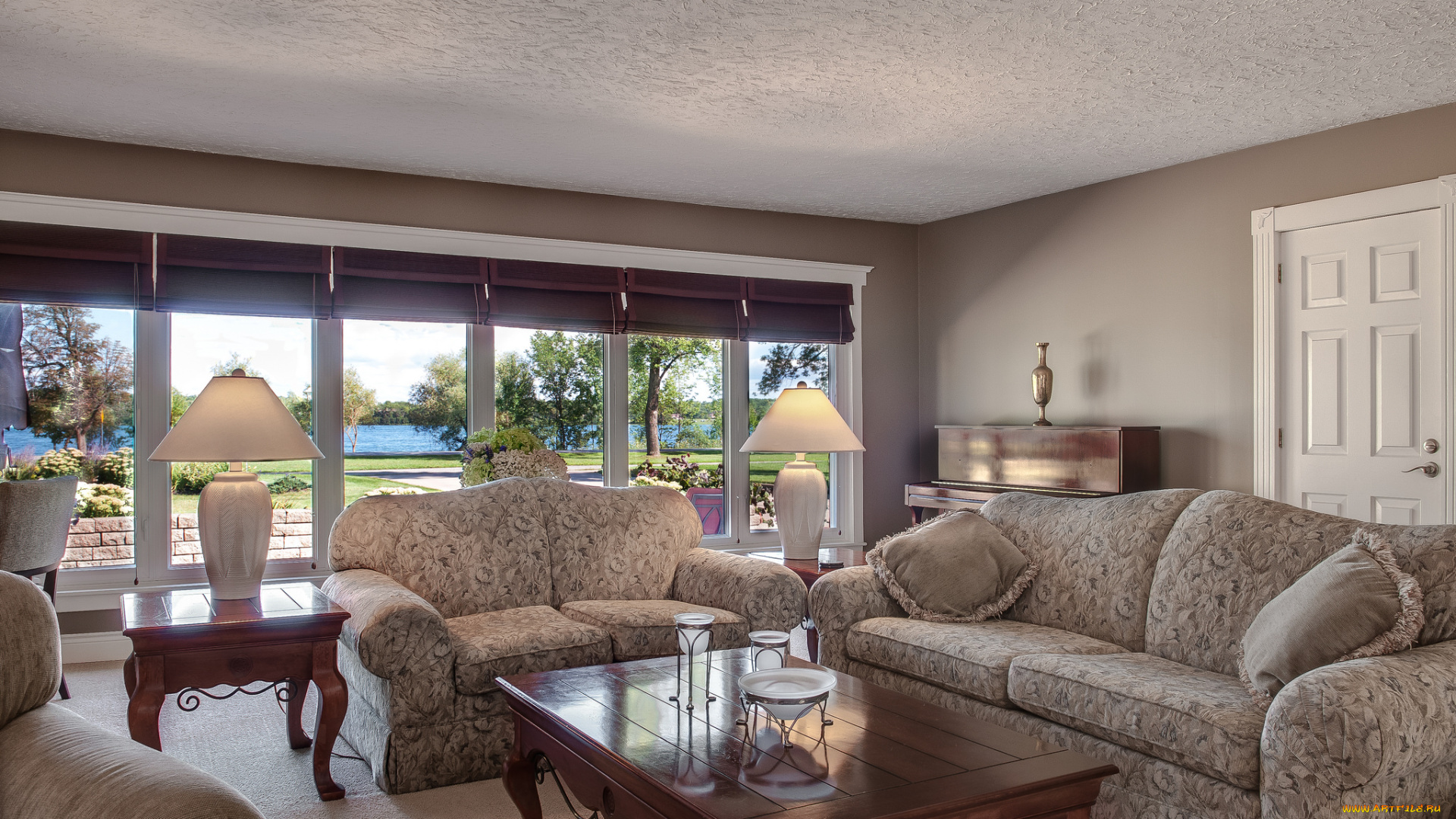 интерьер, гостиная, комната, мебель