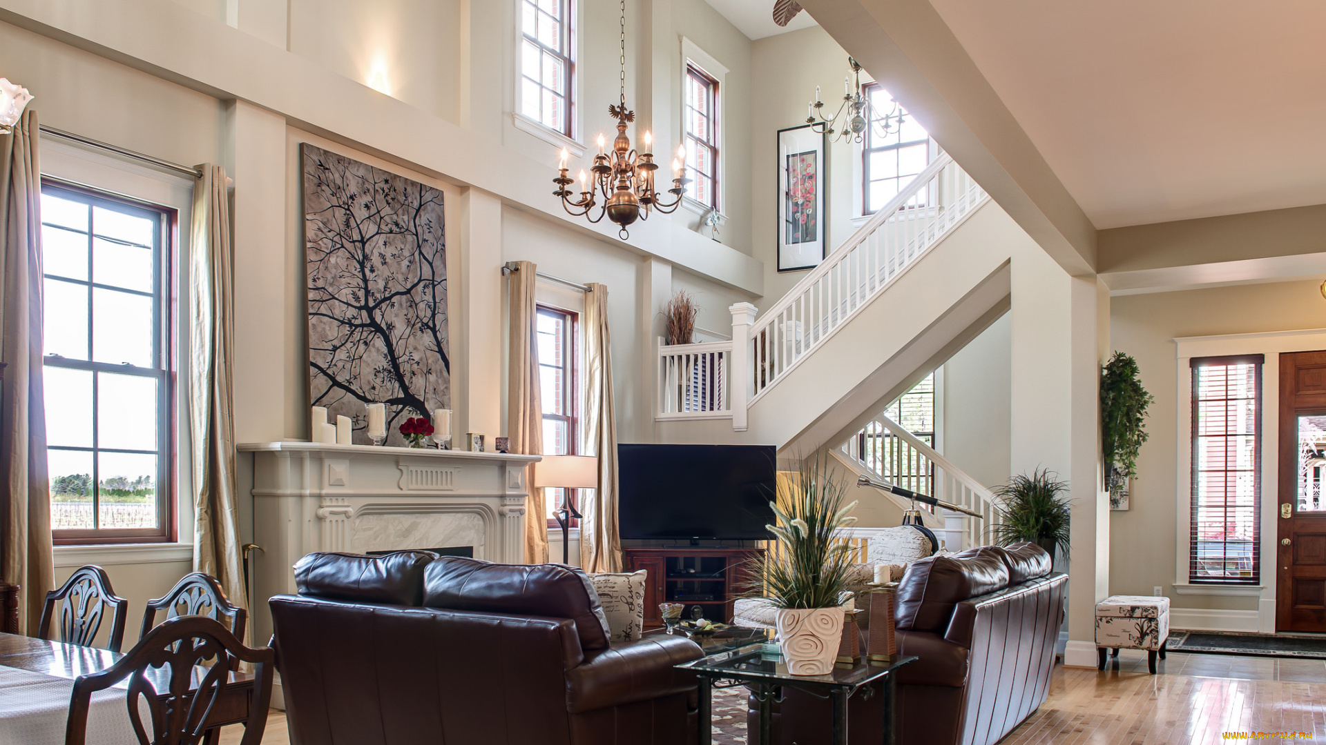 интерьер, холлы, , лестницы, , корридоры, мебель, комната