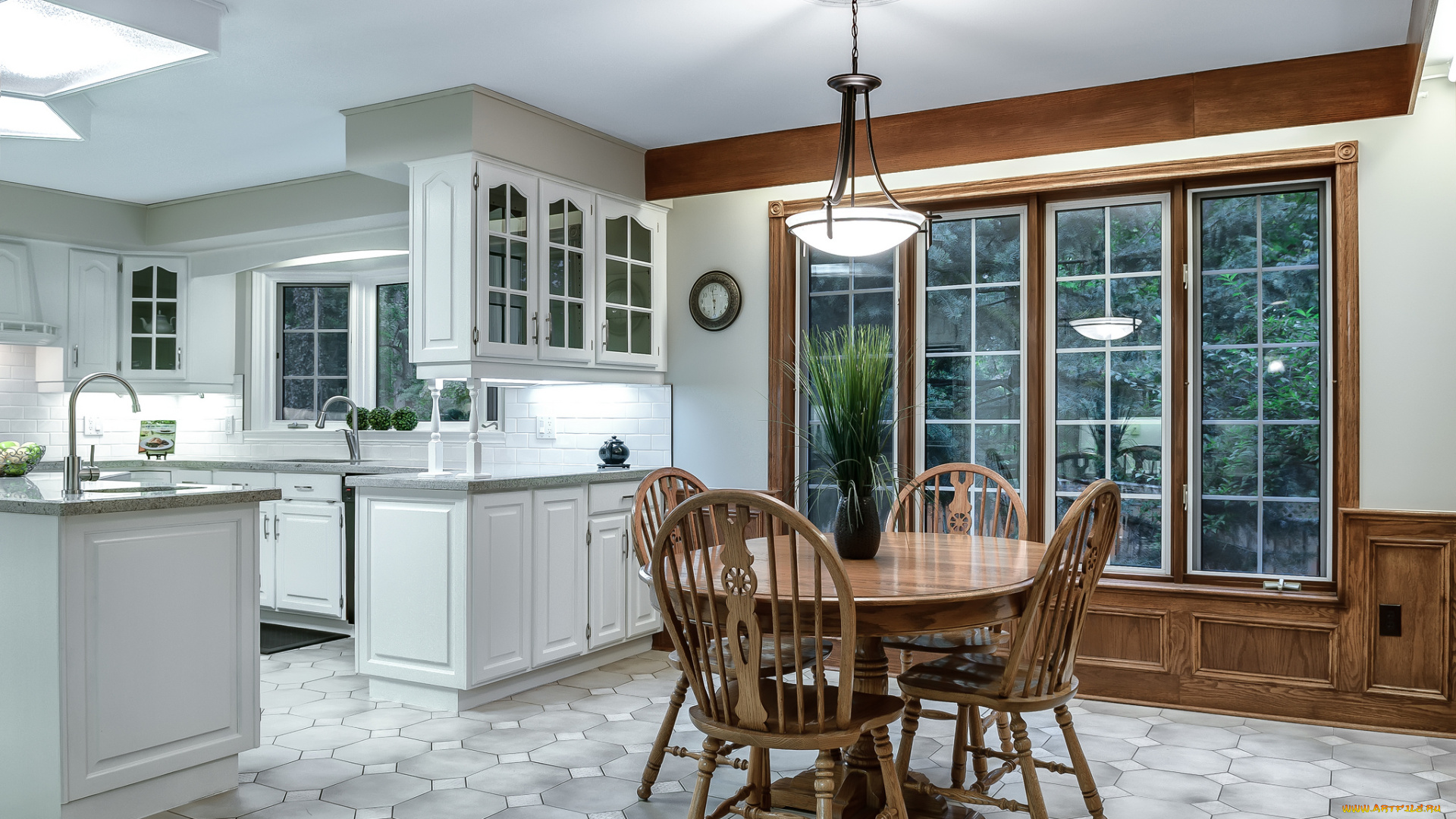 интерьер, кухня, комната, мебель