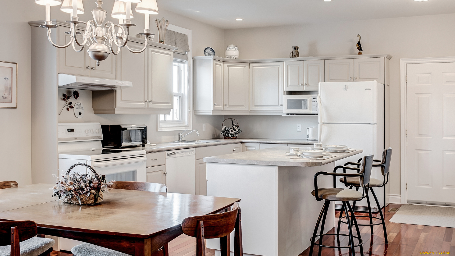 интерьер, кухня, мебель, комната