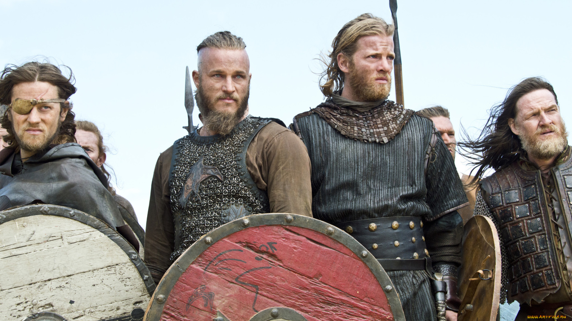 кино, фильмы, vikings, , 2013, , сериал, трэвис, фиммел, воины, щиты