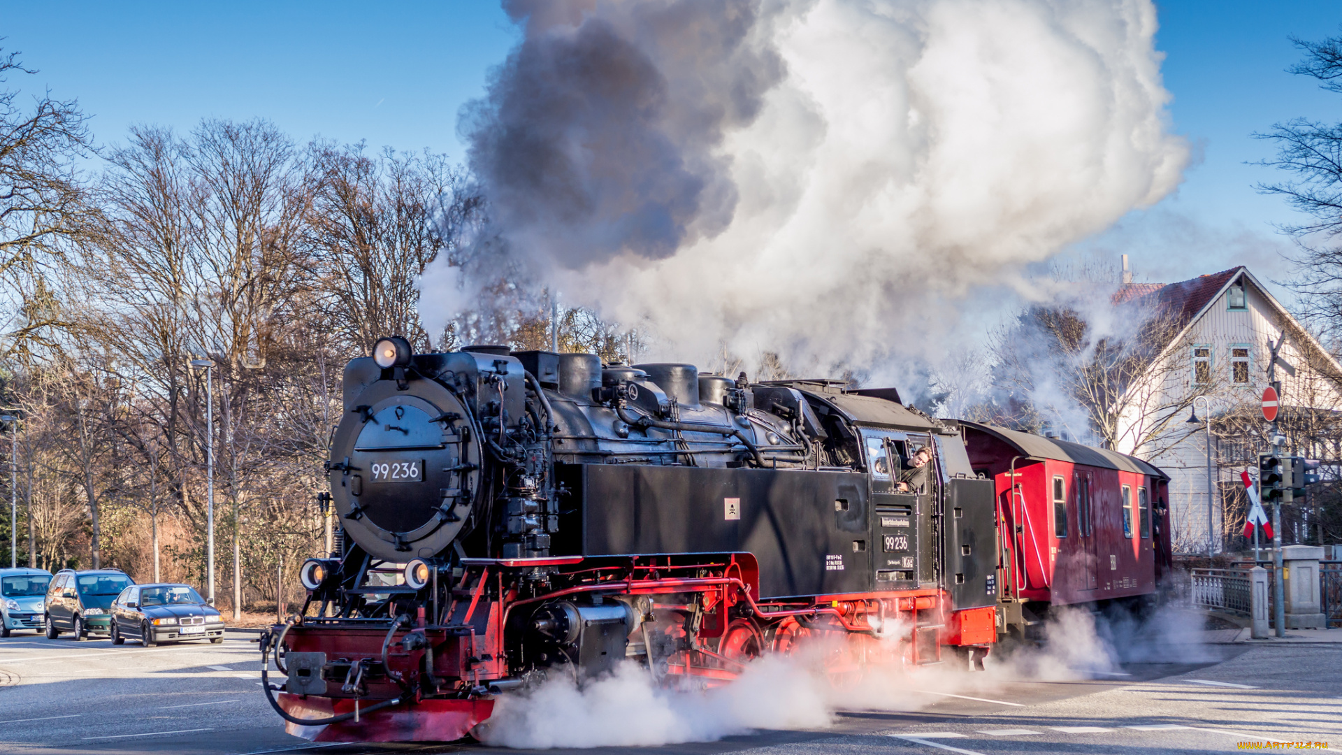 техника, паровозы, паровоз, рельсы