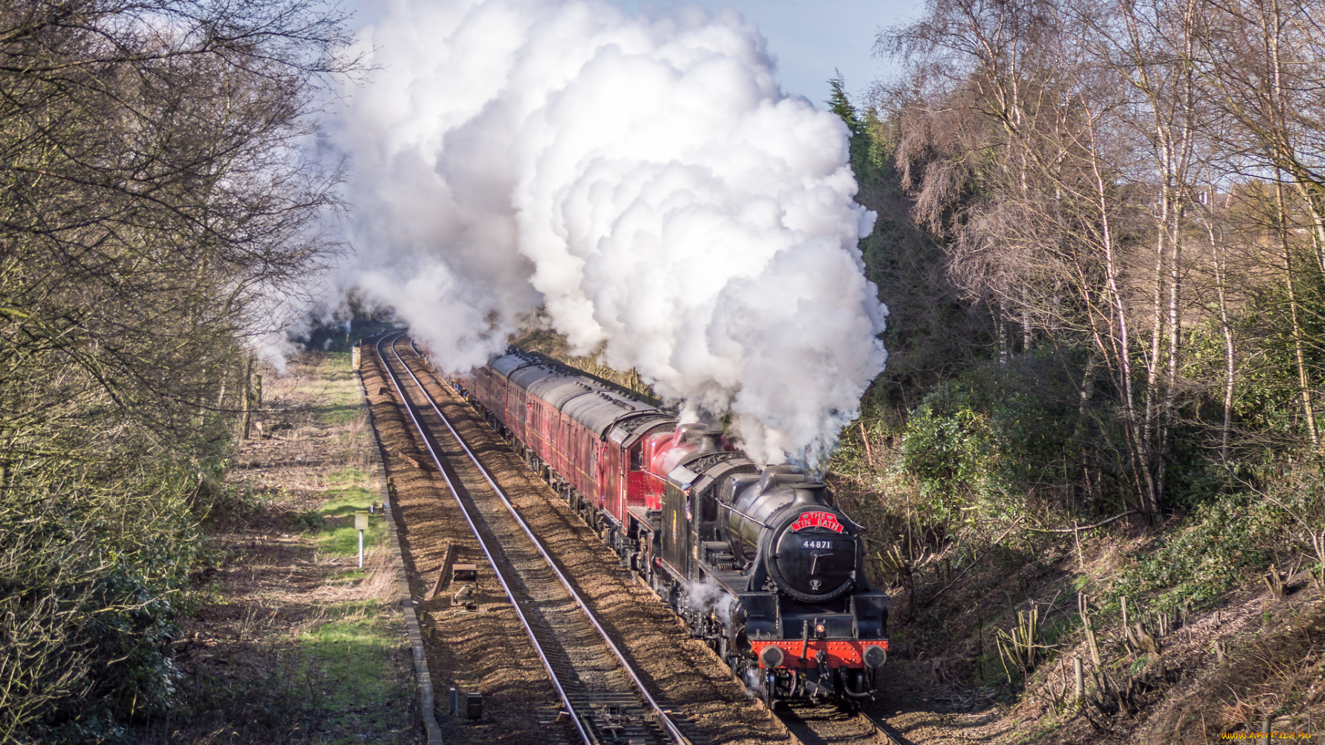 техника, паровозы, паровоз, рельсы