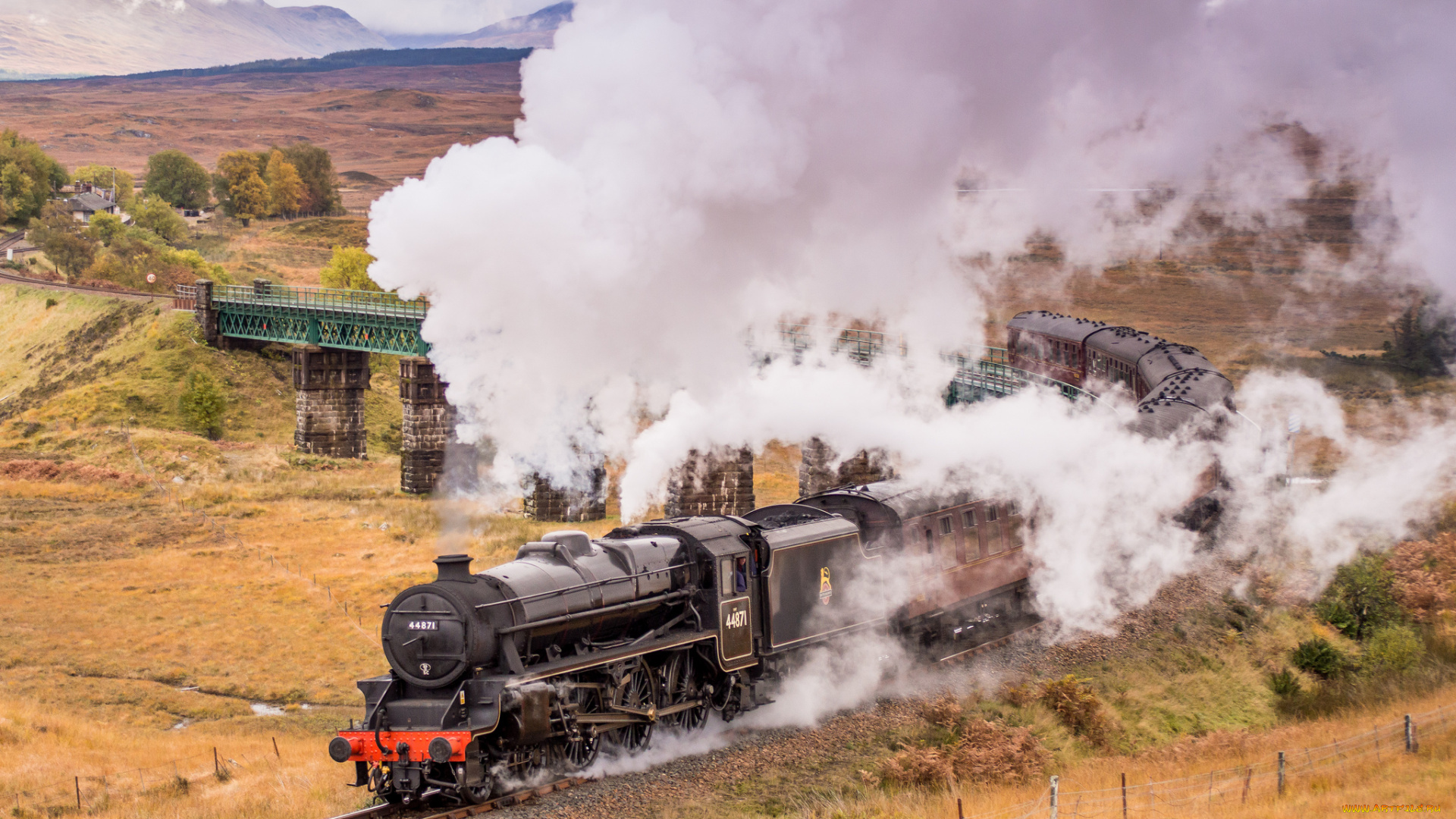 техника, паровозы, паровоз, рельсы