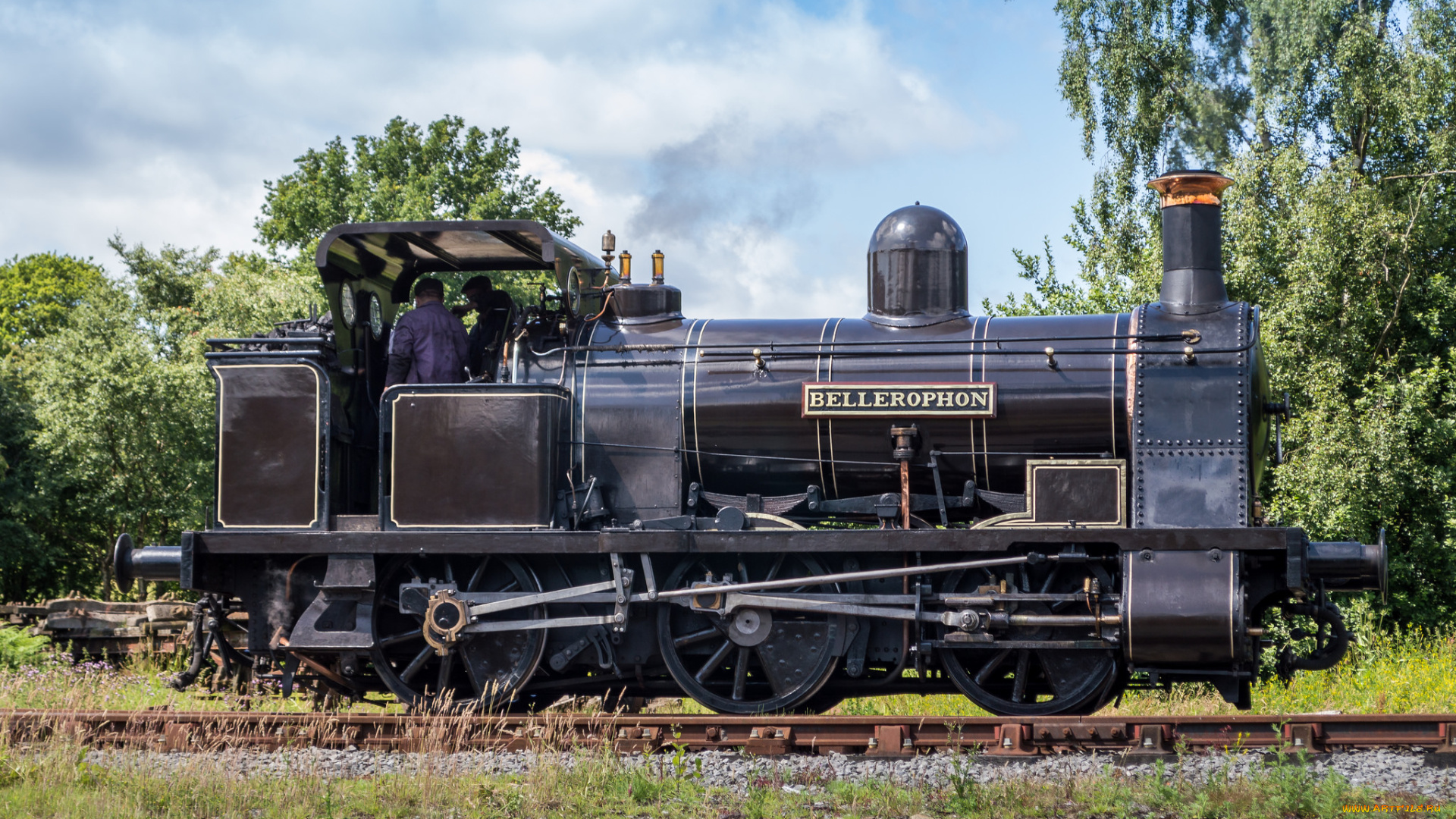 техника, паровозы, рельсы, паровоз