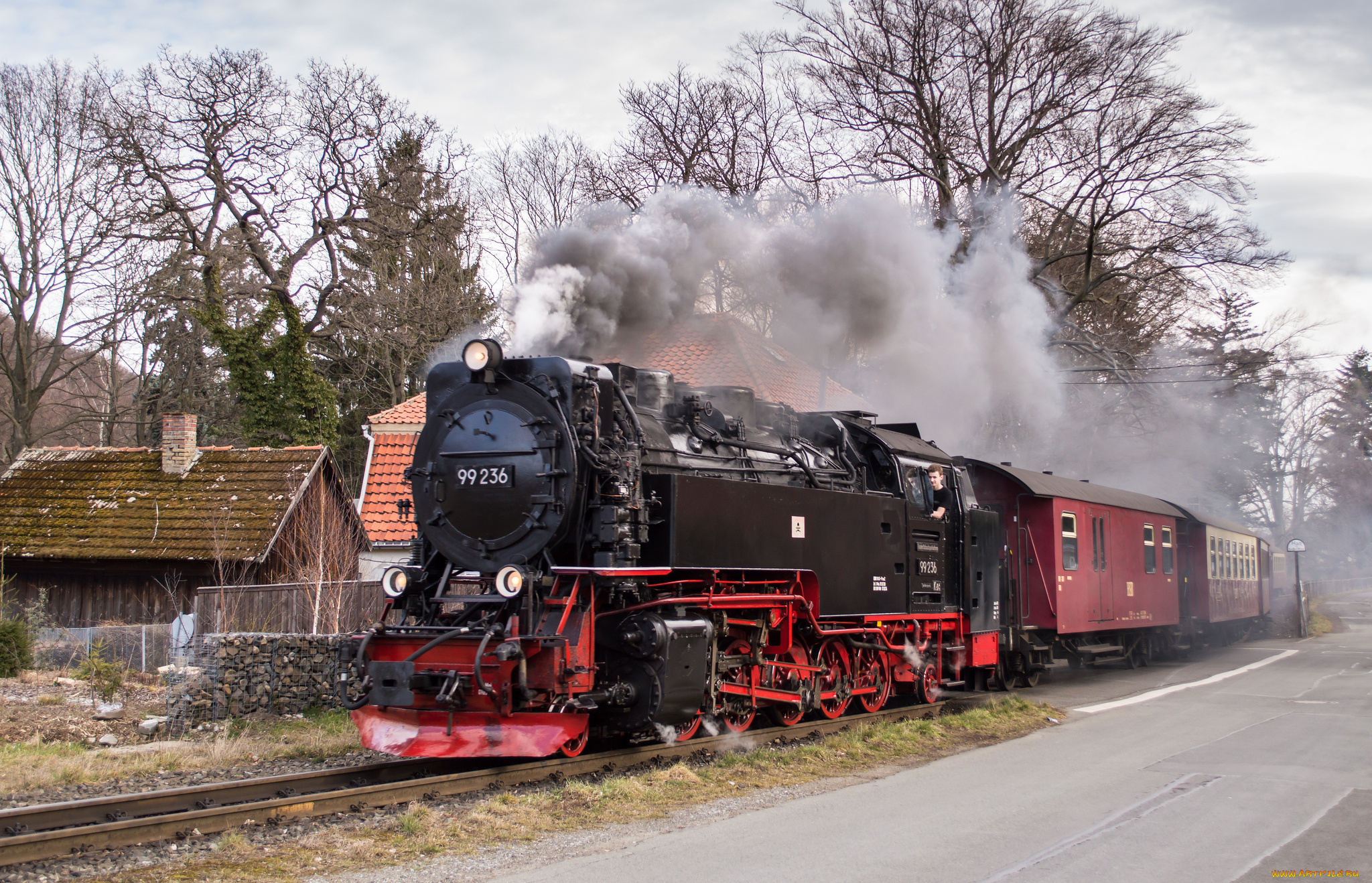 техника, паровозы, паровоз, рельсы