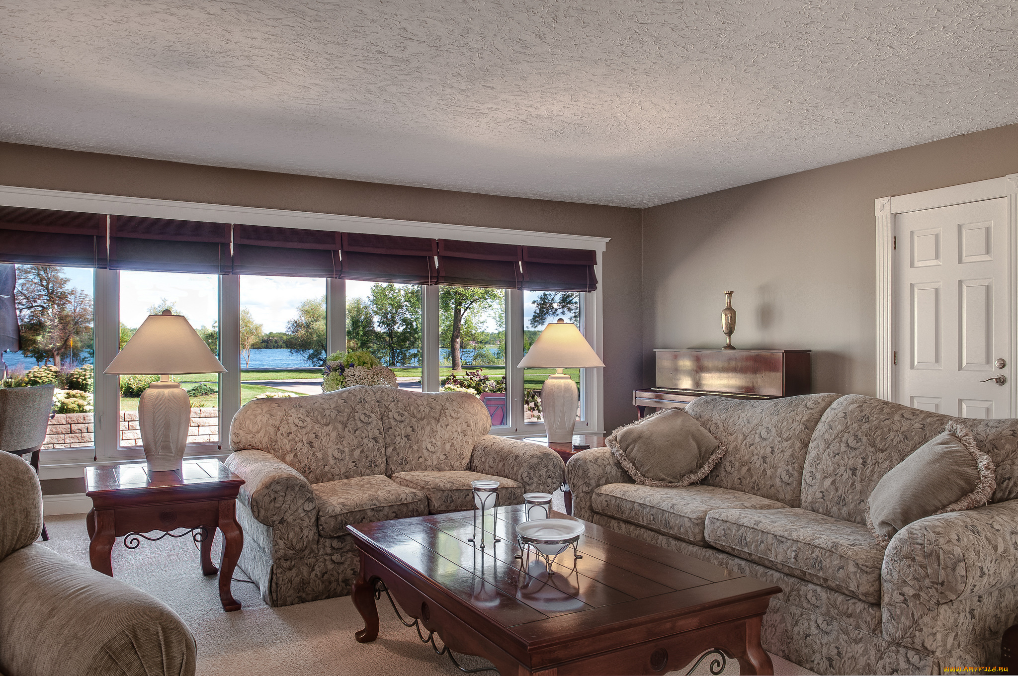 интерьер, гостиная, комната, мебель