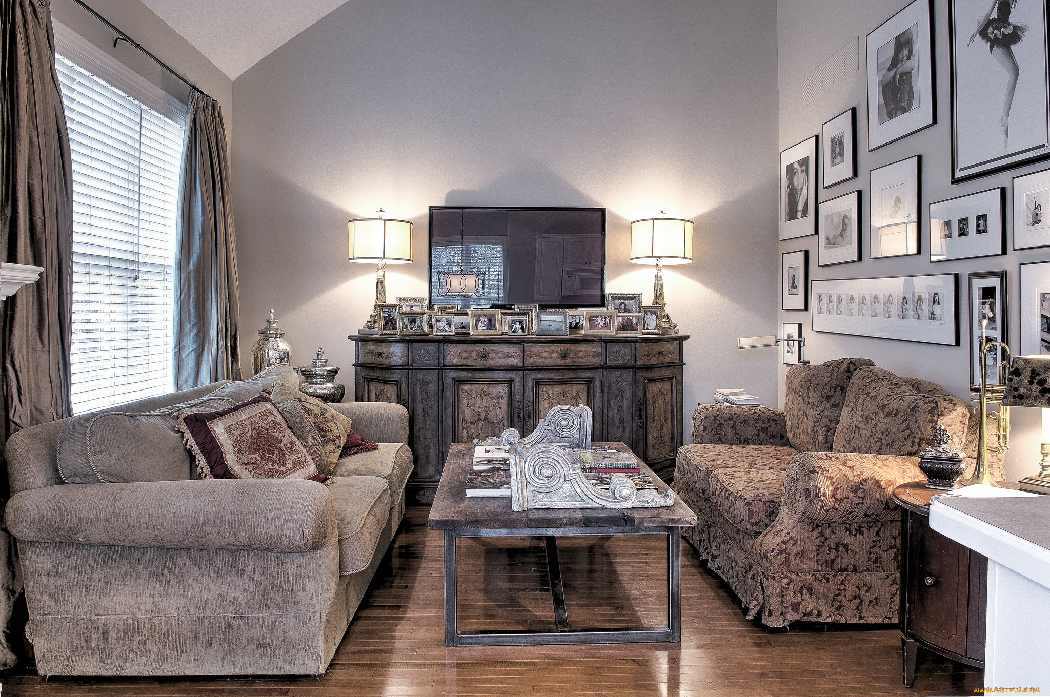 интерьер, гостиная, мебель, комната