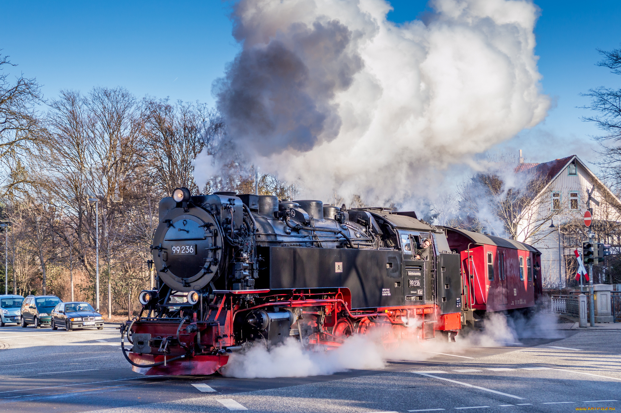 техника, паровозы, паровоз, рельсы