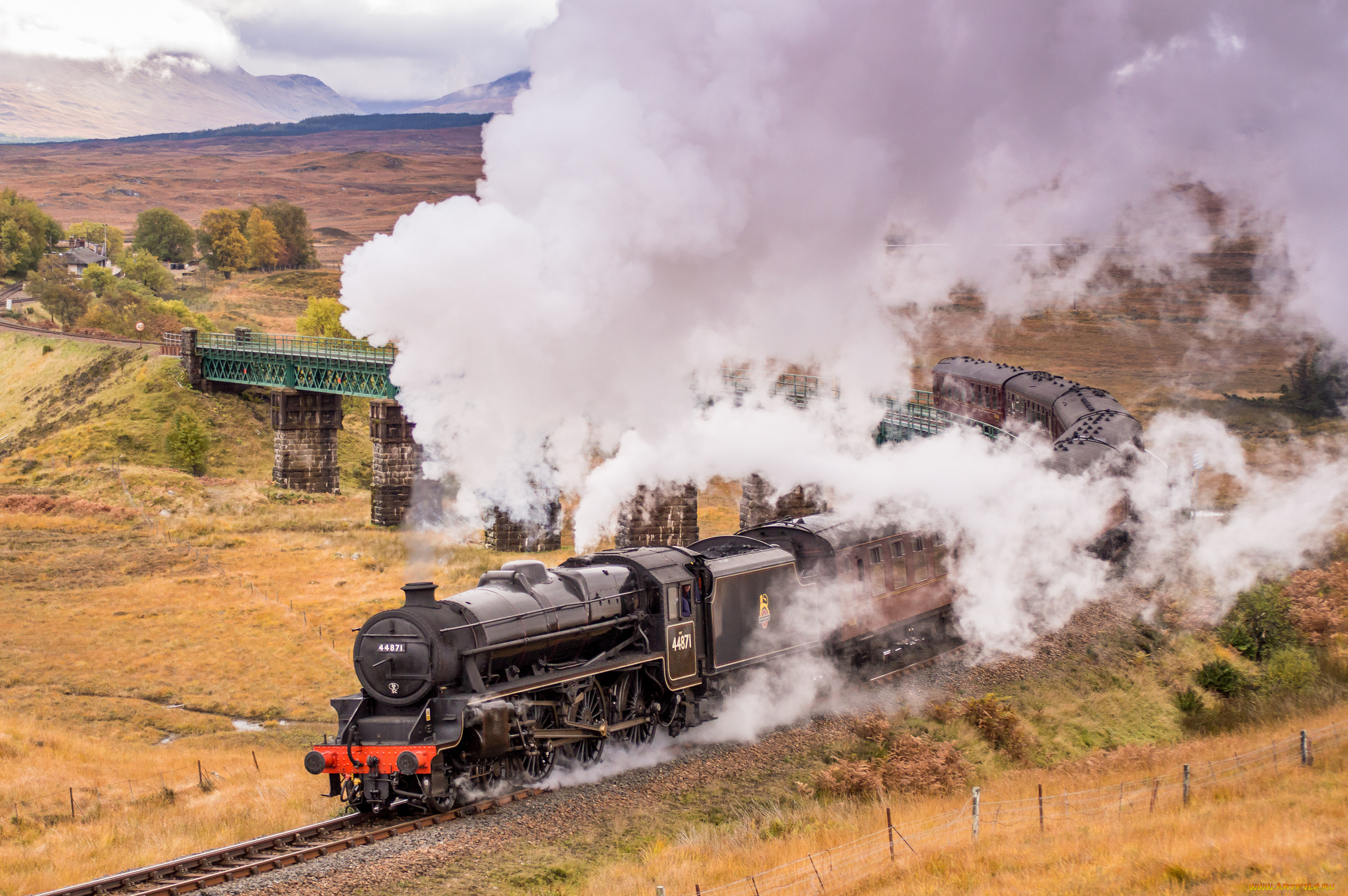 техника, паровозы, паровоз, рельсы