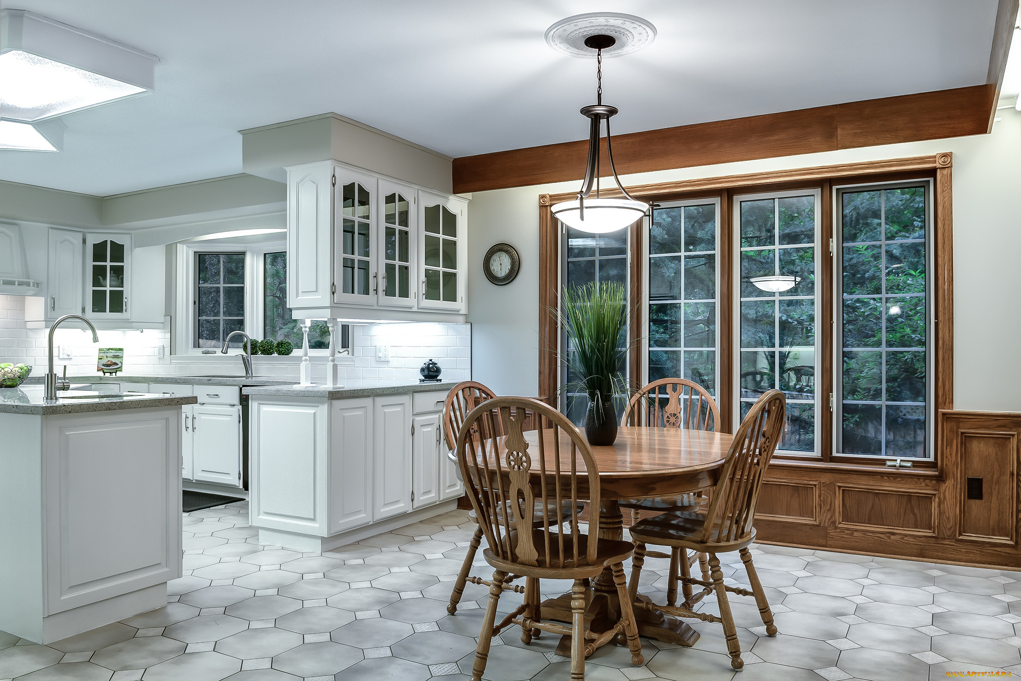 интерьер, кухня, комната, мебель