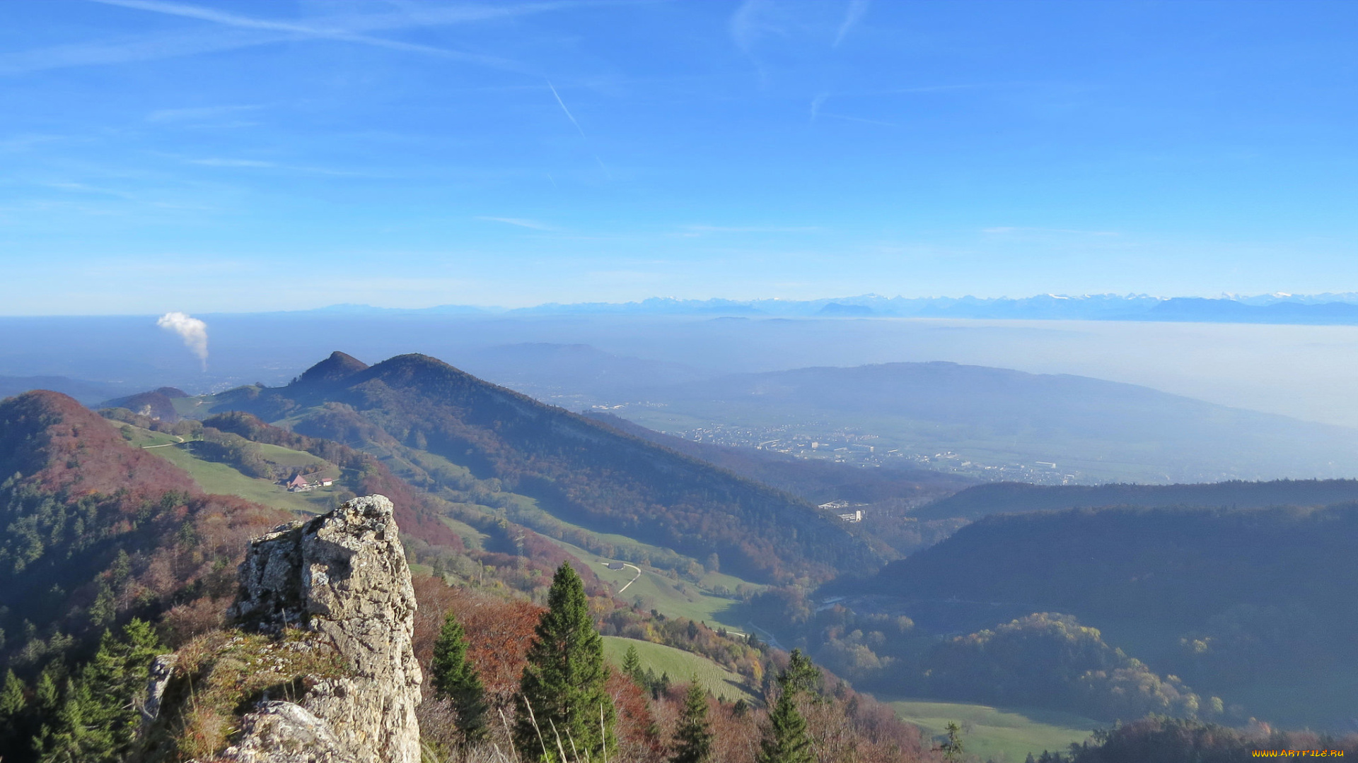 природа, пейзажи, горы, небо