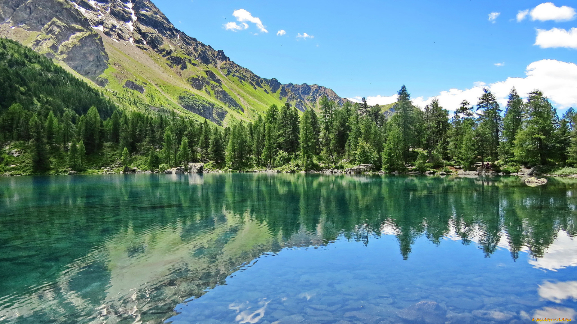 природа, реки, озера, горы, озеро