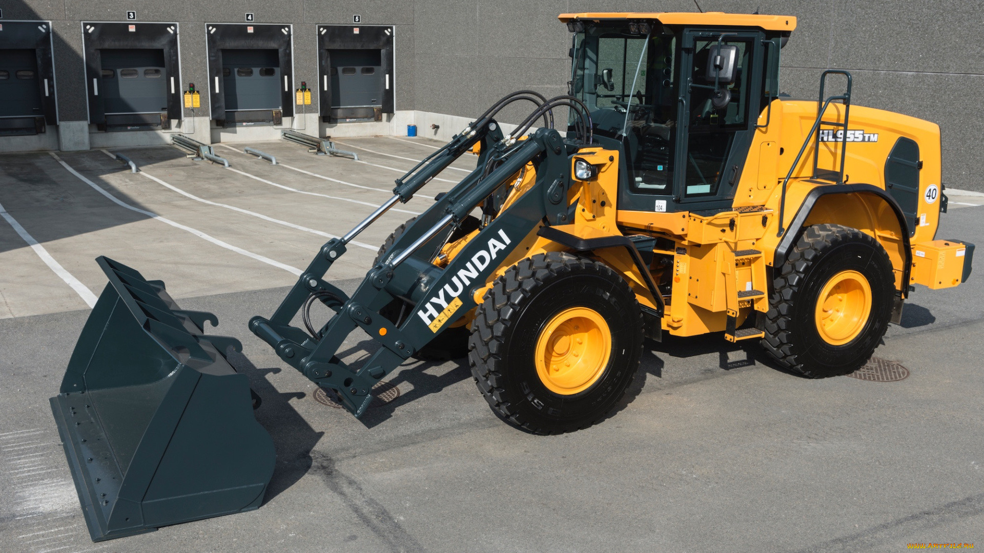 техника, фронтальные, погрузчики, hyundai