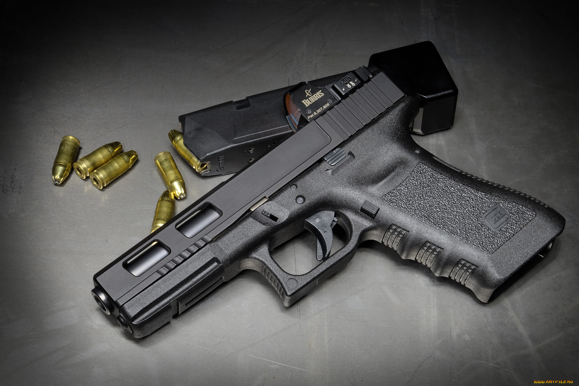 glock, 17, оружие, пистолеты, ствол