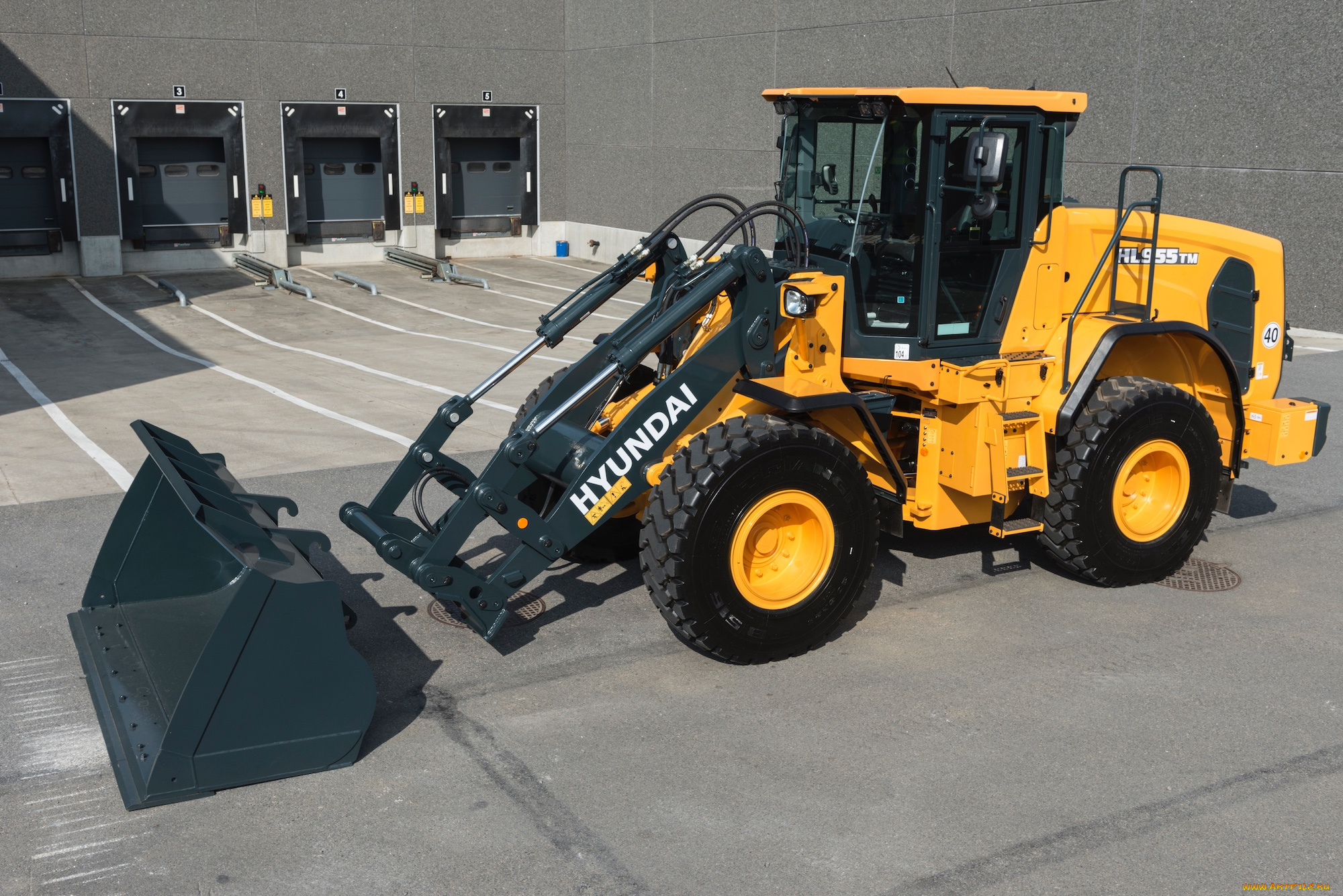 техника, фронтальные, погрузчики, hyundai