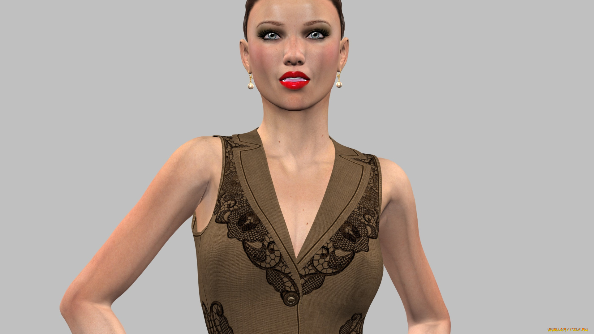 3д, графика, люди, , people, девушка, фон, взгляд