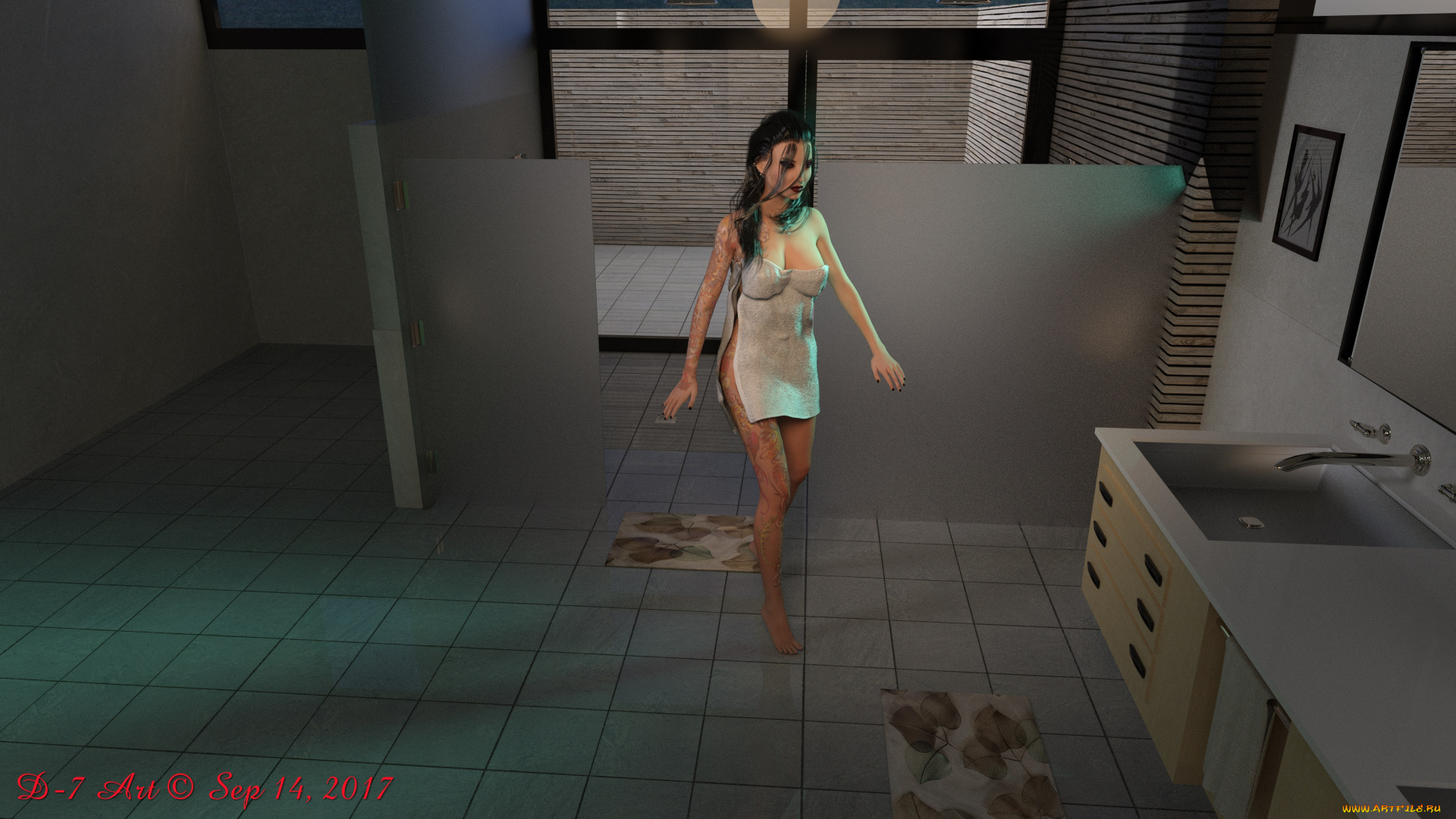 3д, графика, люди, , people, девушка, взгляд, фон