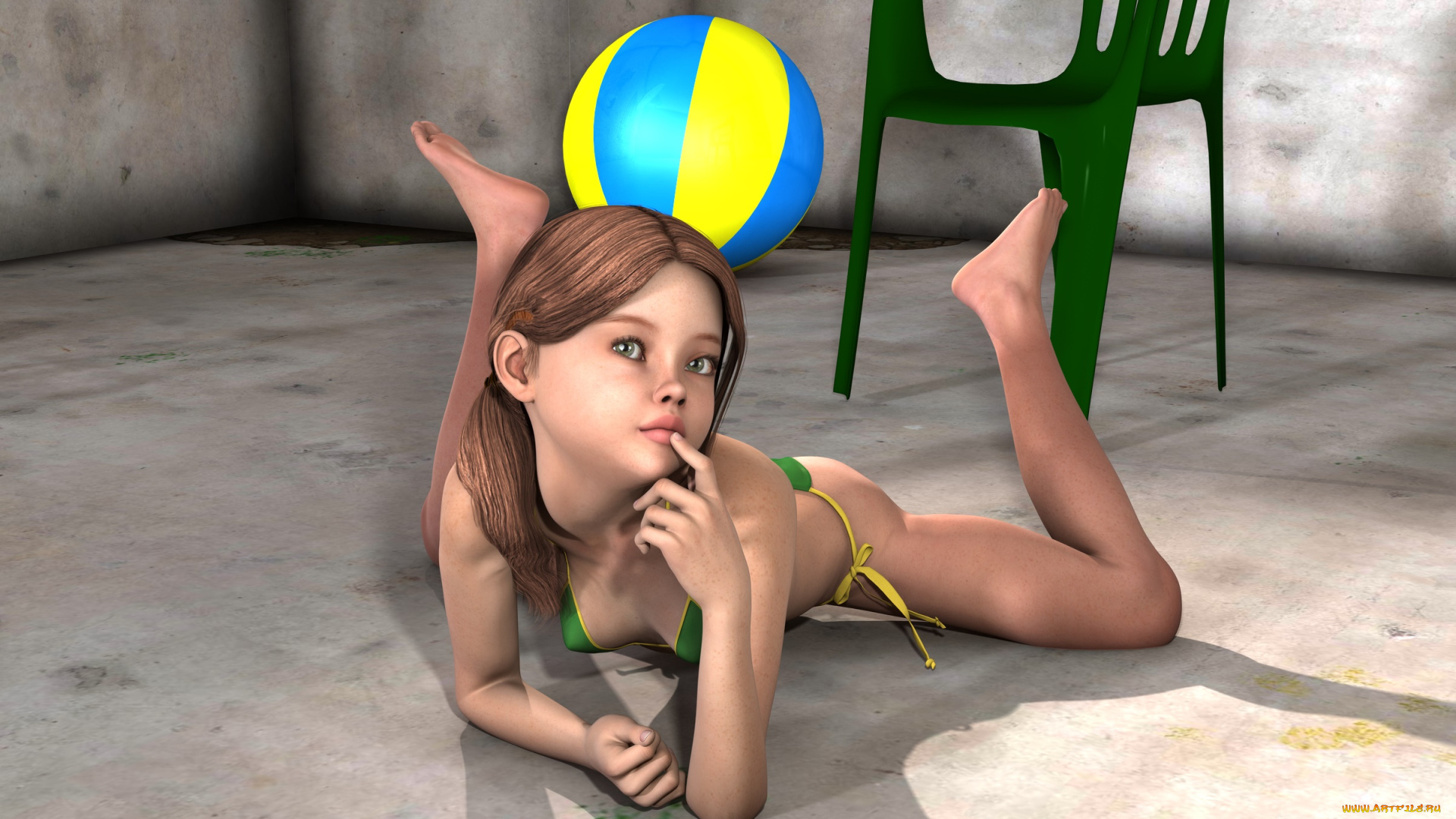 3д, графика, люди, , people, фон, взгляд, девушка