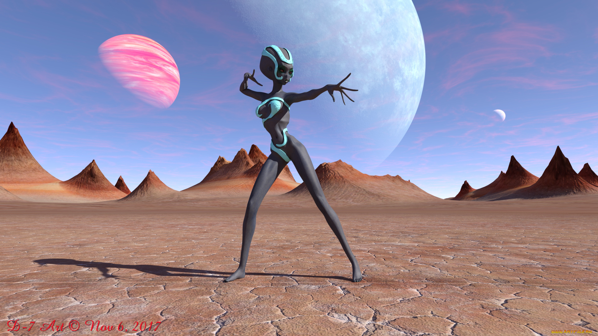 3д, графика, существа, , creatures, фон, взгляд, существо