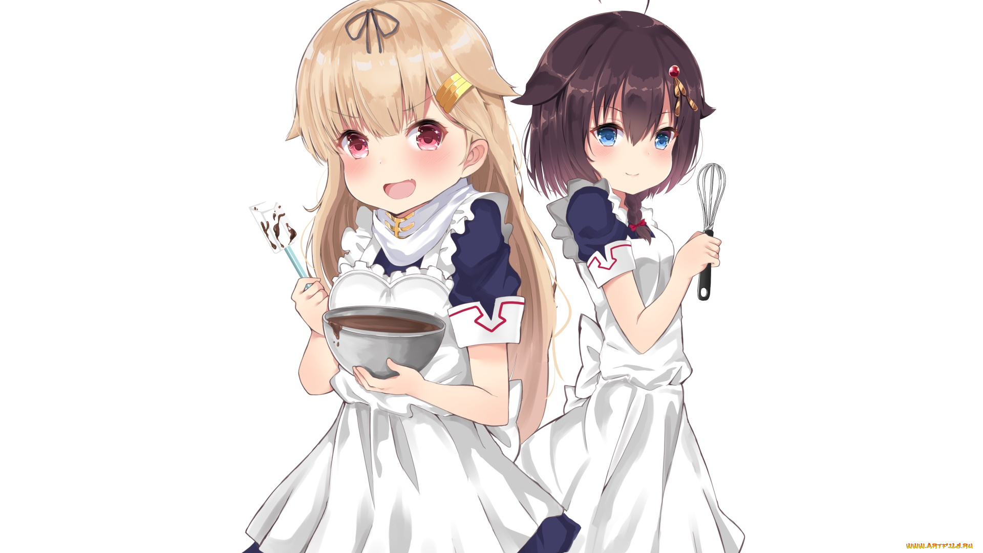 аниме, kantai, collection, фон, взгляд, девушки