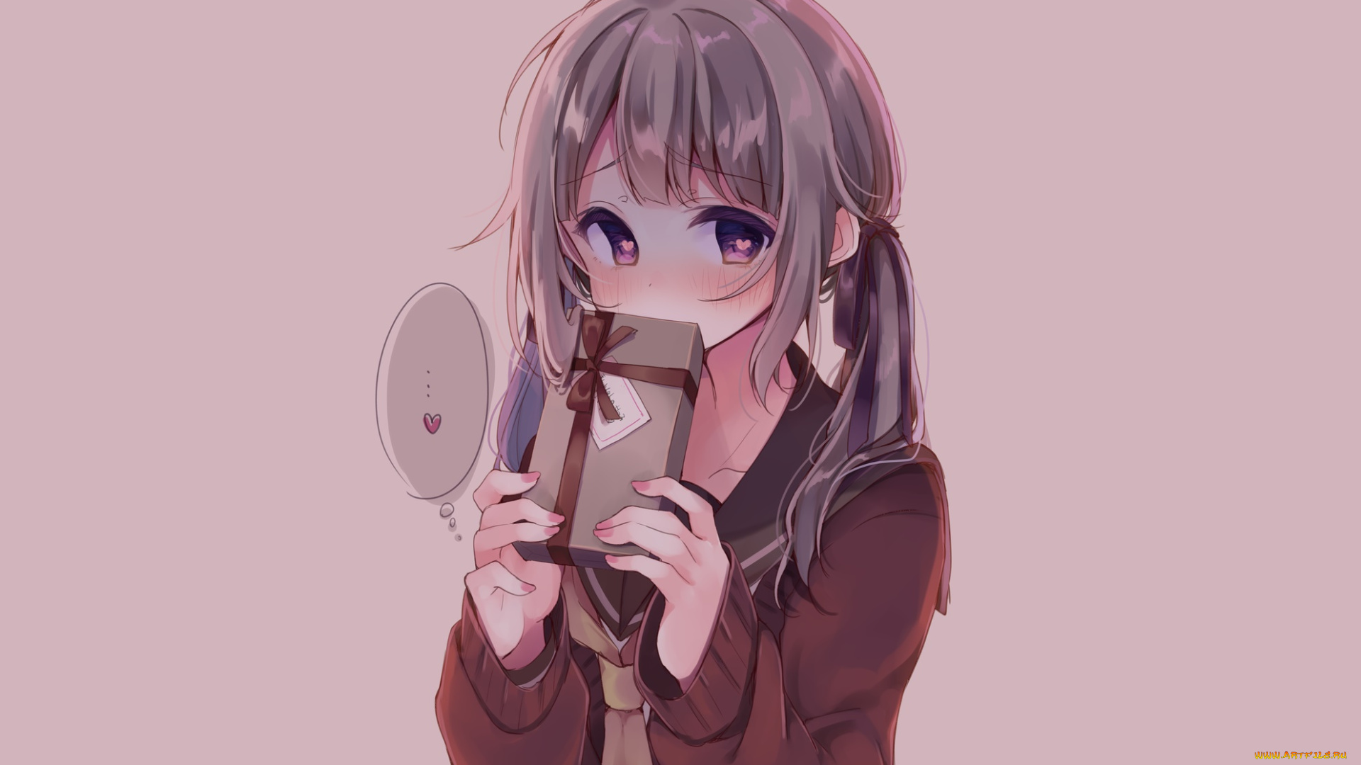 аниме, unknown, , другое, , фон, взгляд, девушка