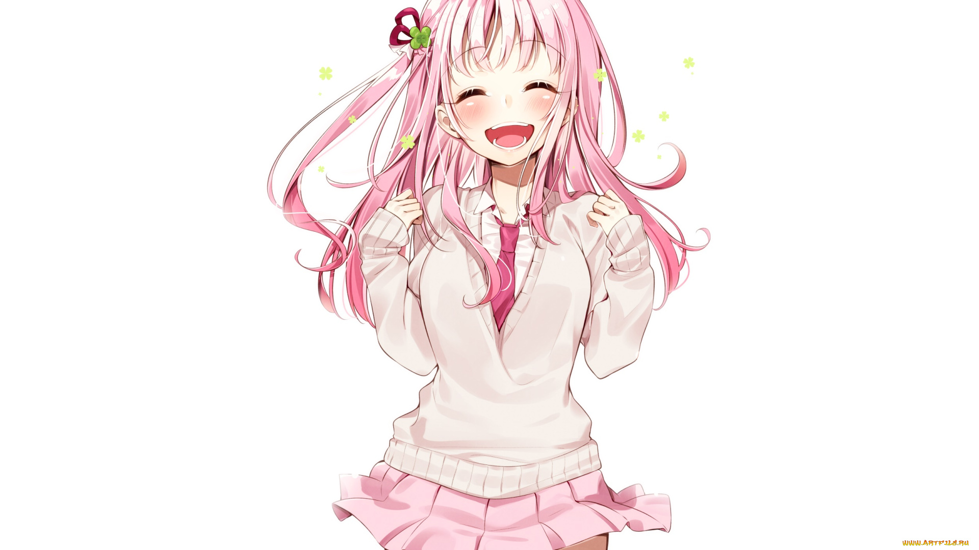 аниме, unknown, , другое, , взгляд, девушка, фон