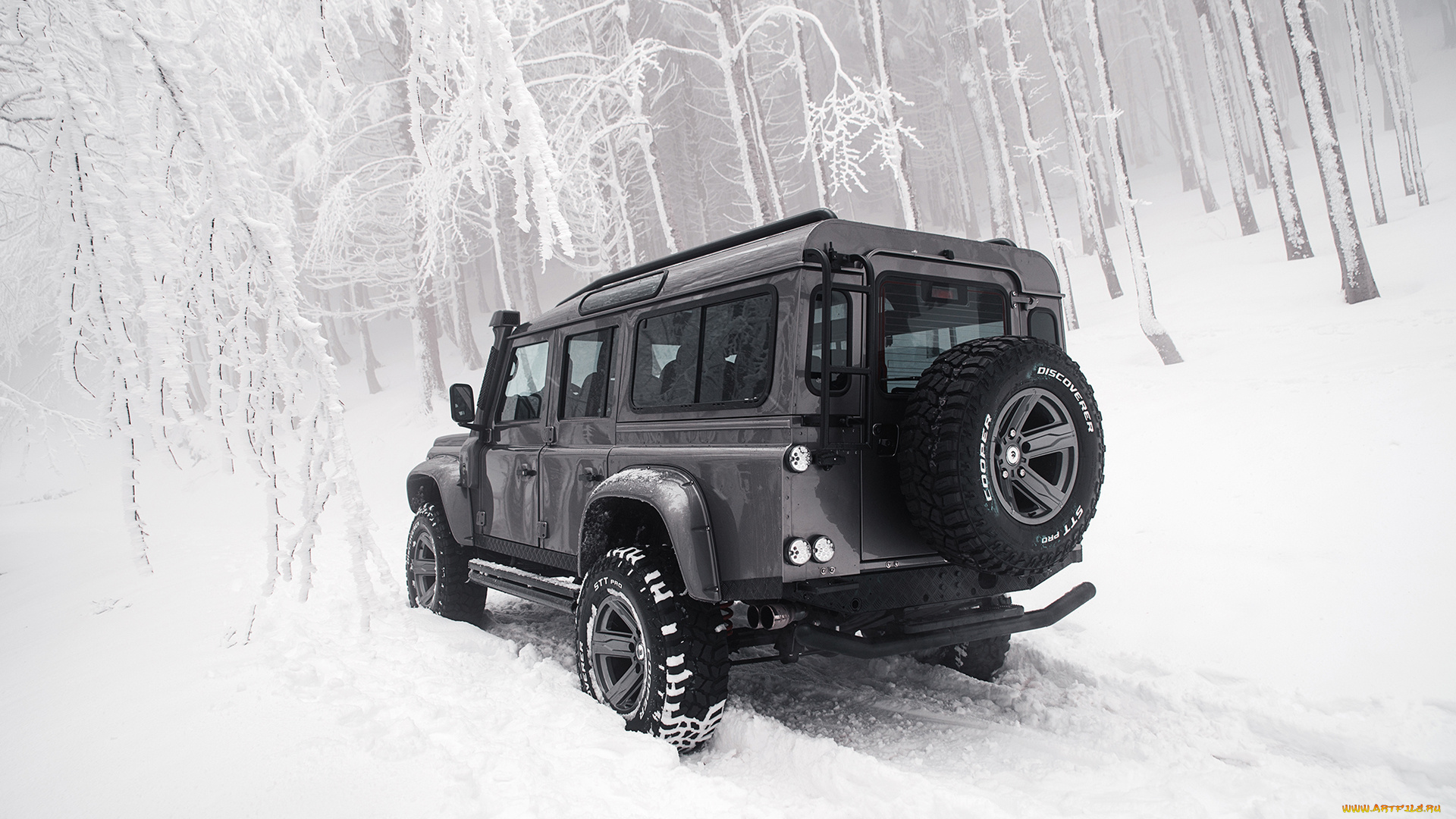ares, design, land, rover, defender, 110, , 2018, автомобили, land-rover, ares, design, land, rover, defender, 110, тюнинг, снег, лес, ленд, ровер