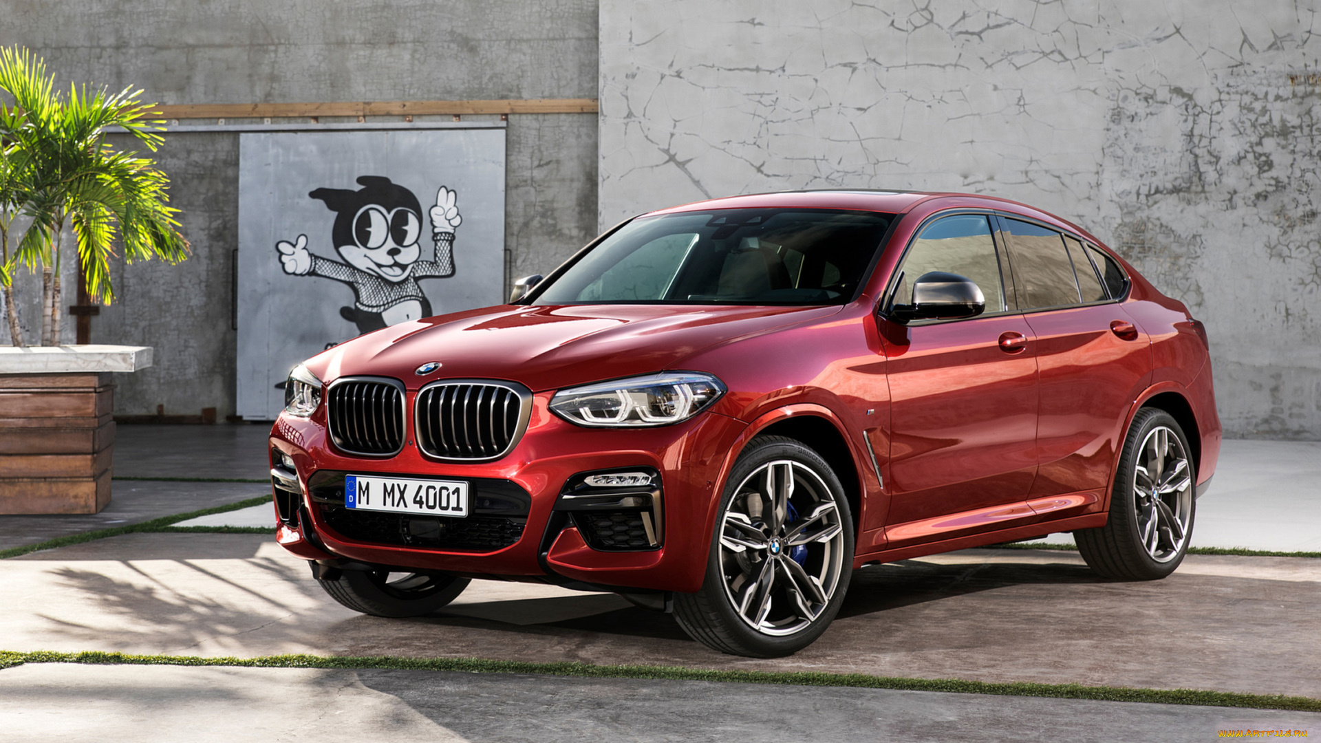 bmw, x4, m40d, 2019, автомобили, bmw, x4, m40d, 2019, red
