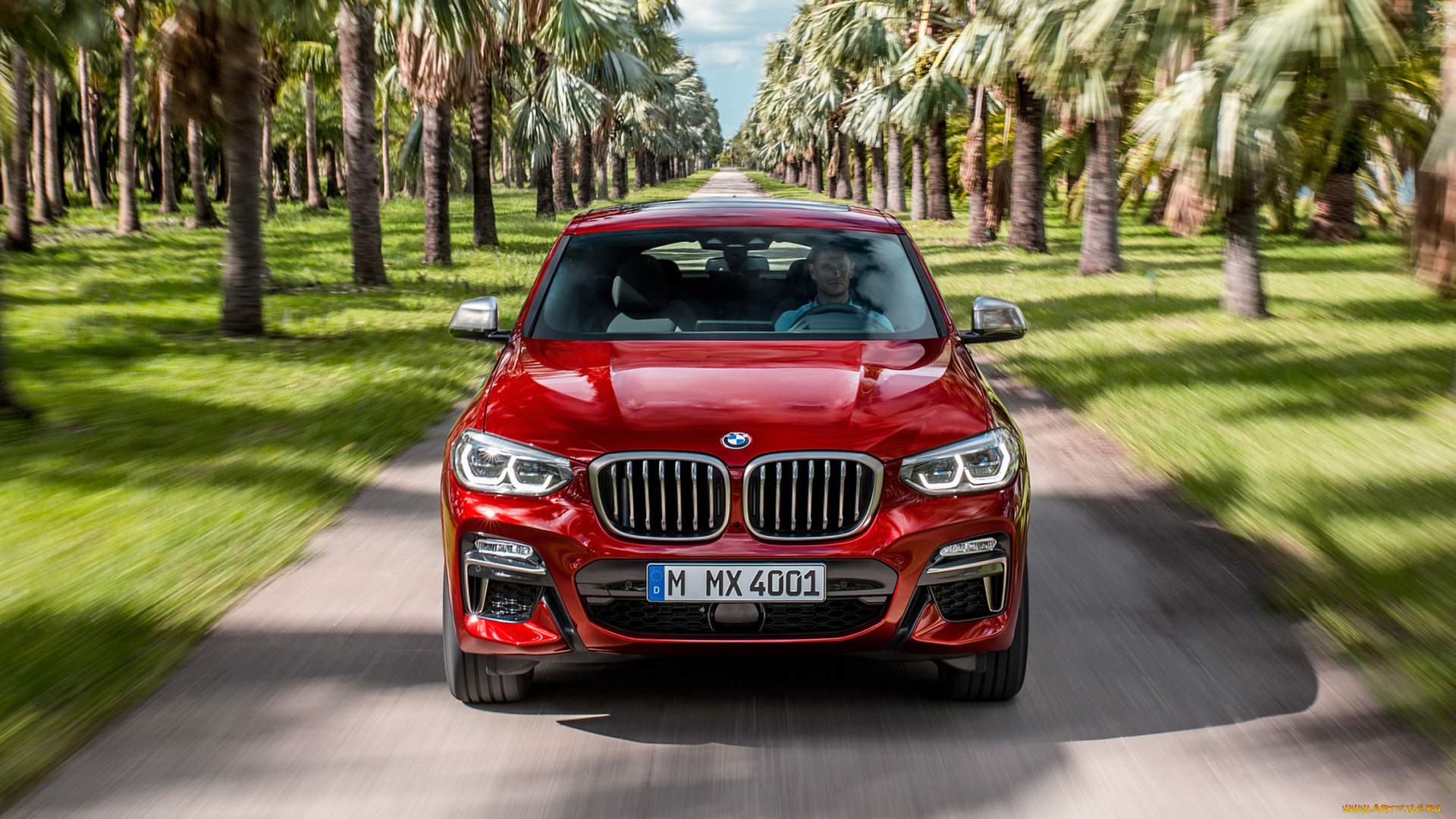 bmw, x4, m40d, 2019, автомобили, bmw, x4, m40d, 2019, red