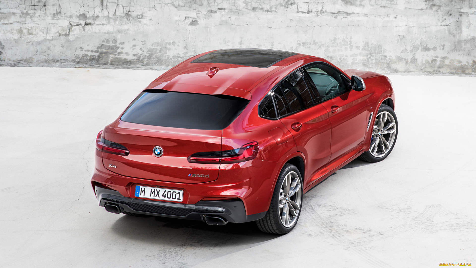 bmw, x4, m40d, 2019, автомобили, bmw, x4, m40d, 2019, red