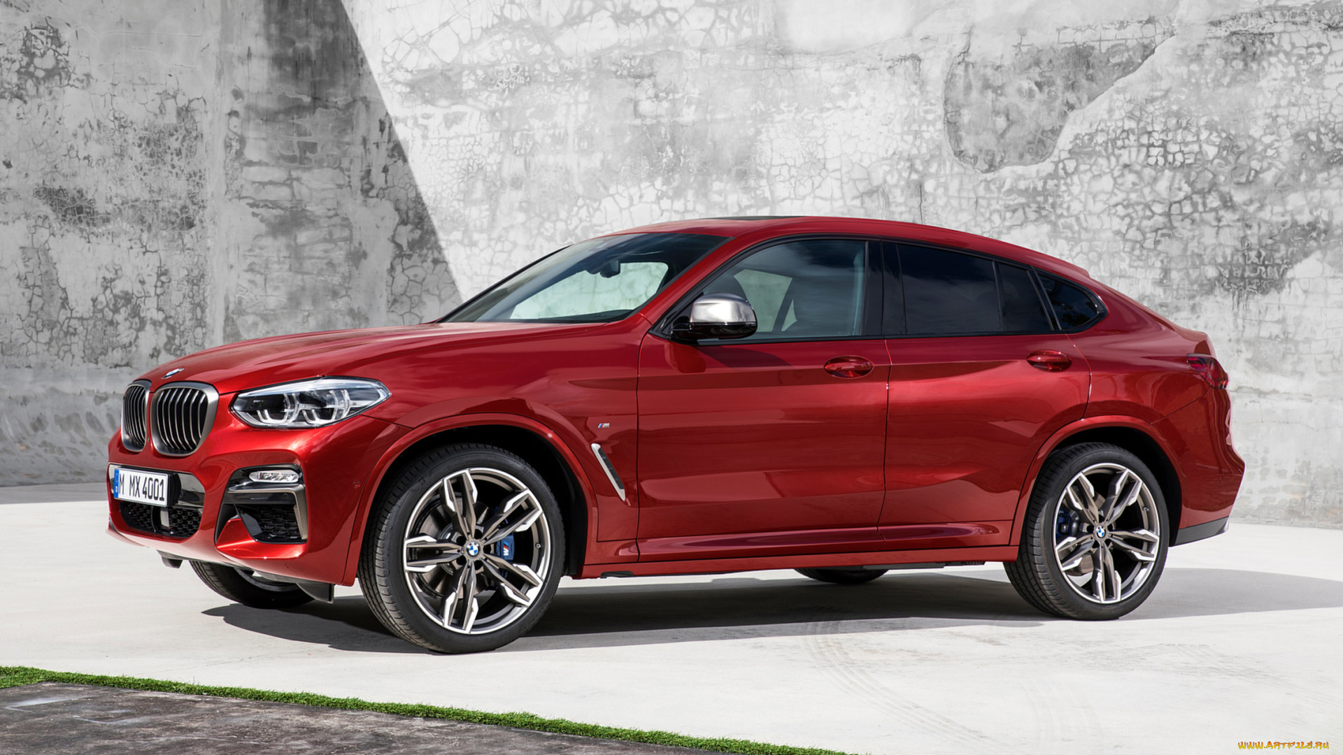 bmw, x4, m40d, 2019, автомобили, bmw, x4, m40d, 2019, red
