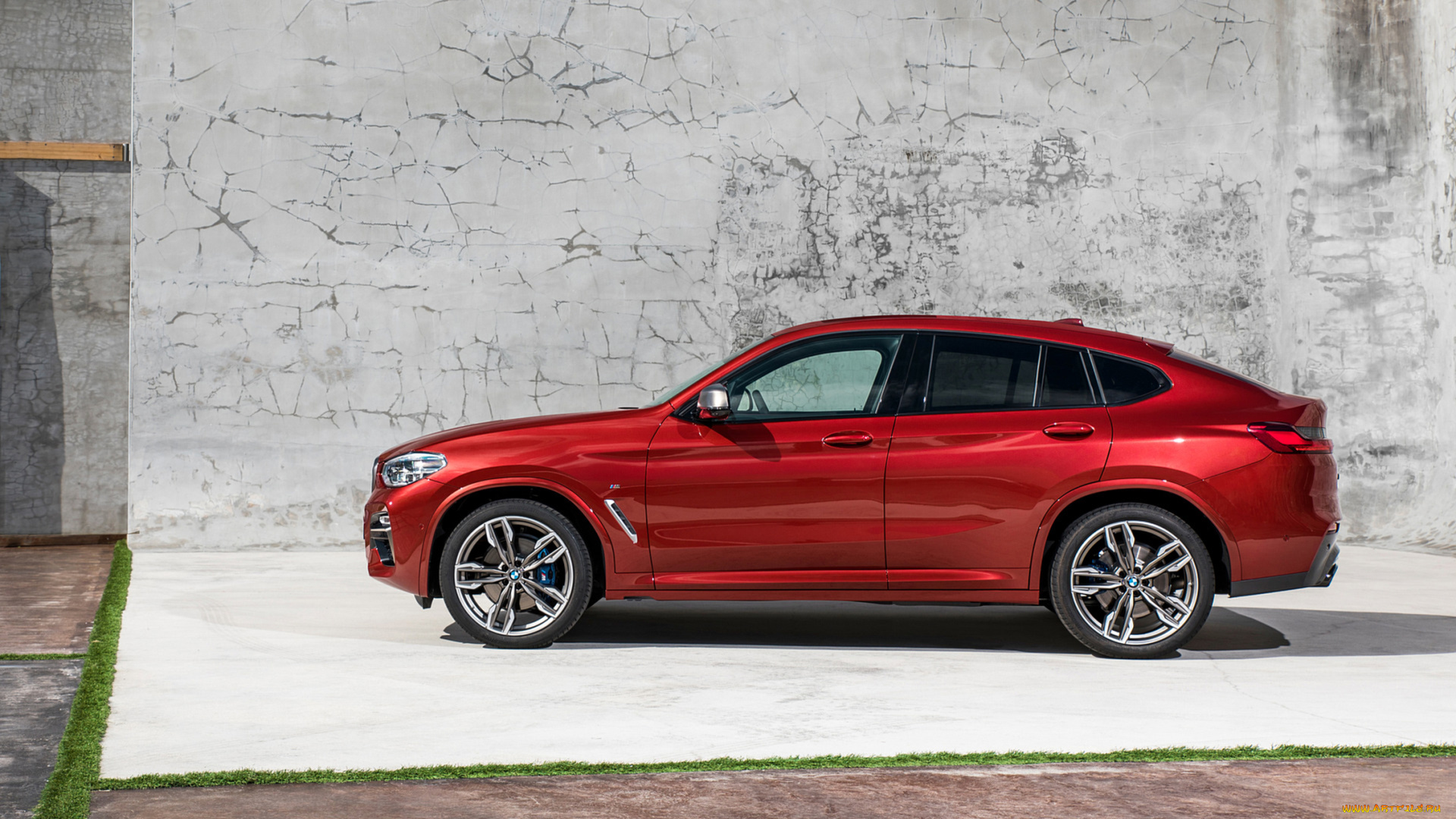 bmw, x4, m40d, 2019, автомобили, bmw, x4, m40d, 2019, red