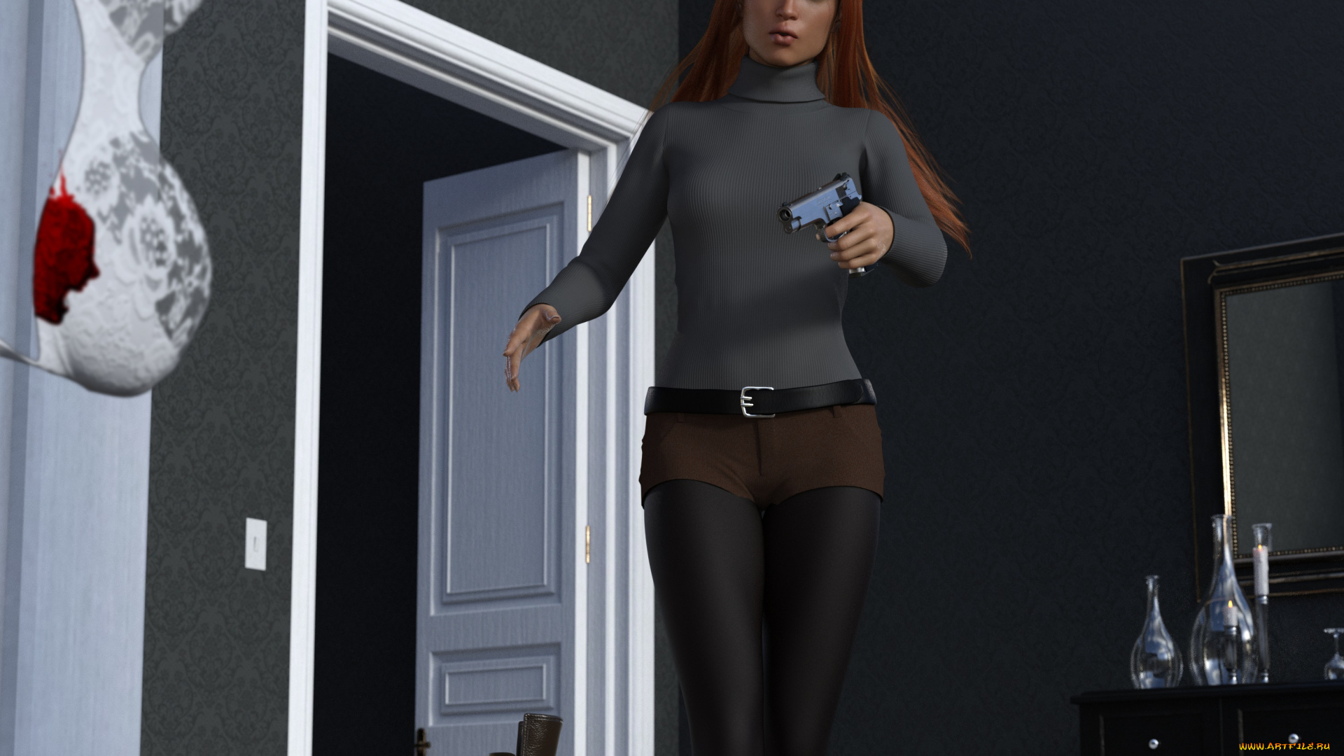 failed, mission, 3д, графика, фантазия, , fantasy, девушка, фон, взгляд