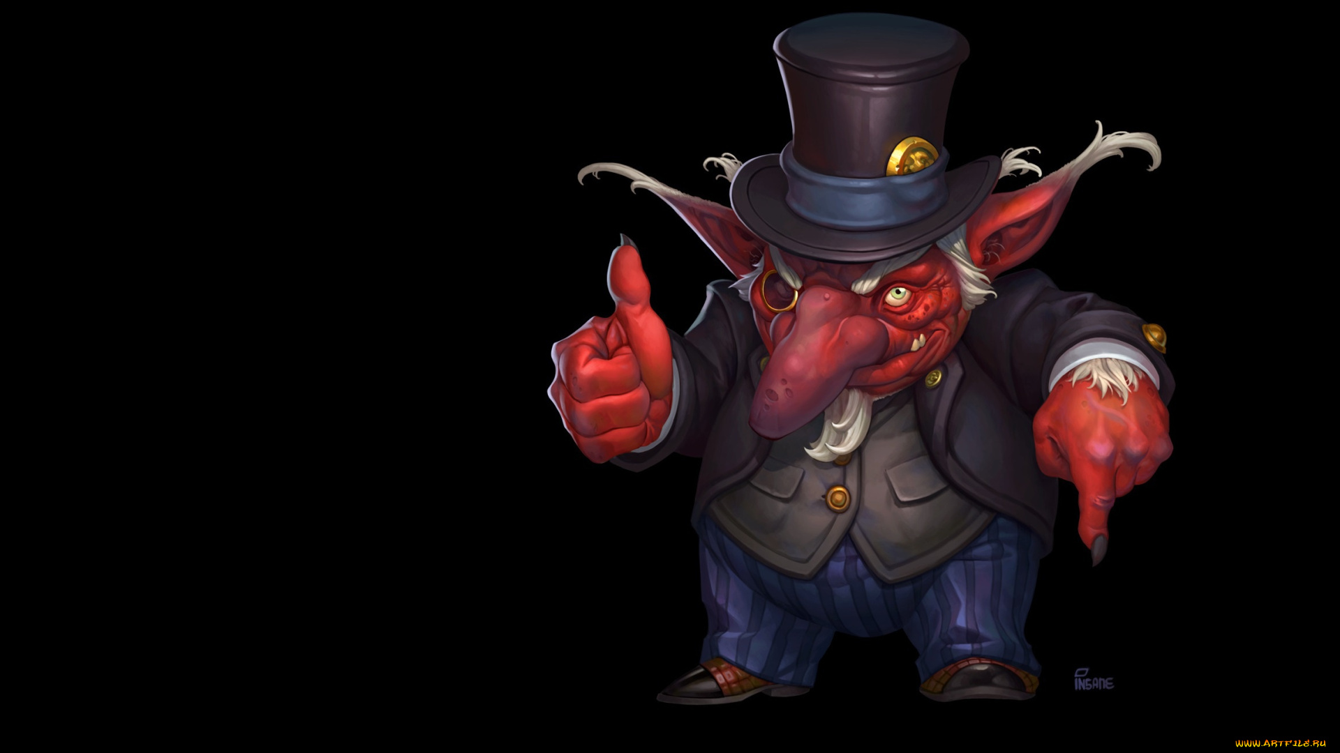 фэнтези, существа, арт, лепрекон, arthur, gimaldinov