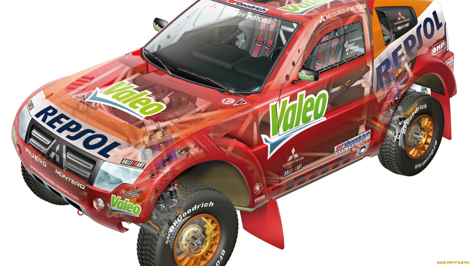 mitsubishi, pajero, montero, evolution, mpr14, 2008, автомобили, 3д, 2008, mpr14, evolution, montero, pajero, mitsubishi