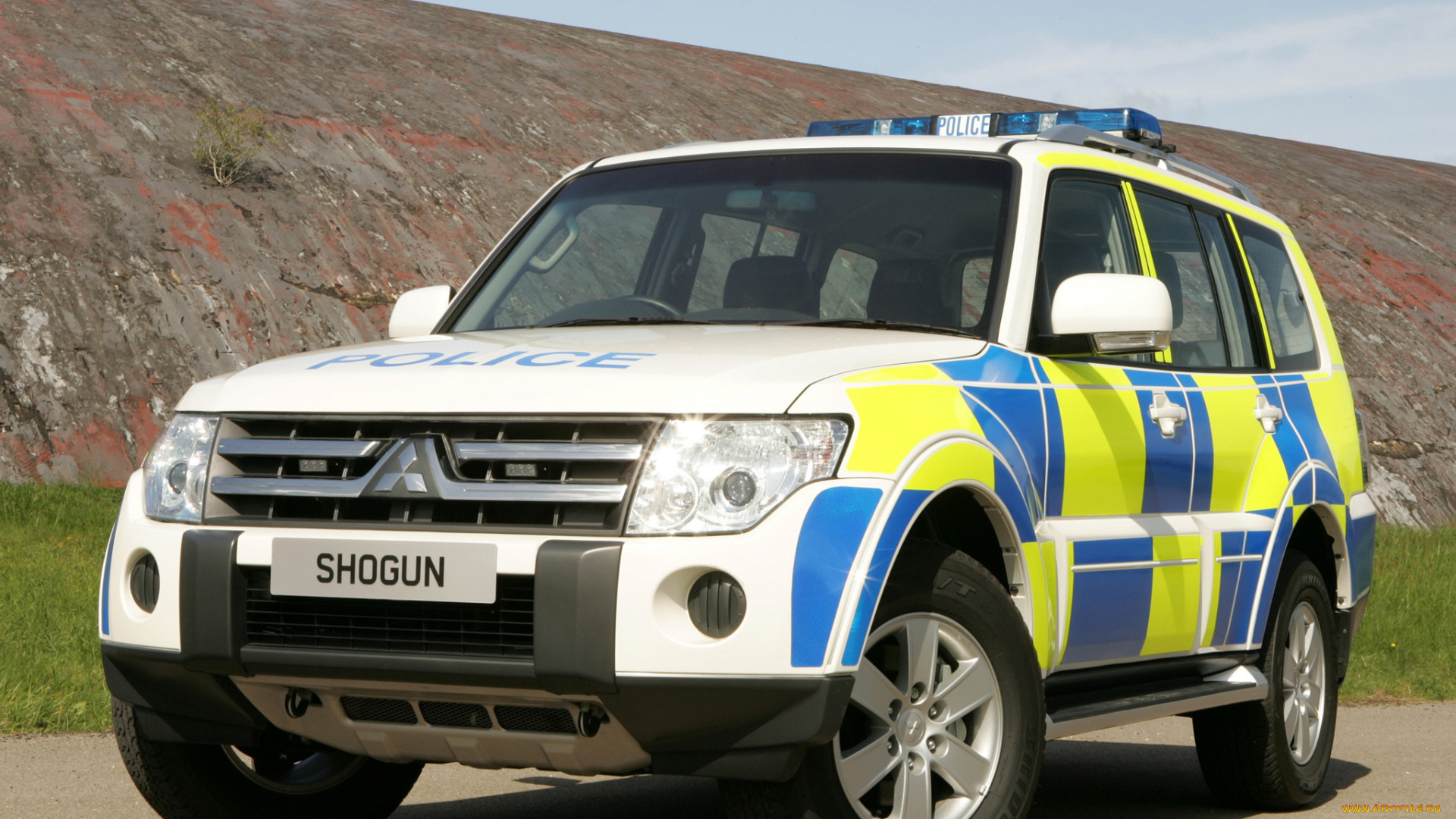 mitsubishi, shogun, 5-door, police, 2006, автомобили, полиция, mitsubishi, shogun, 5-door, police, 2006